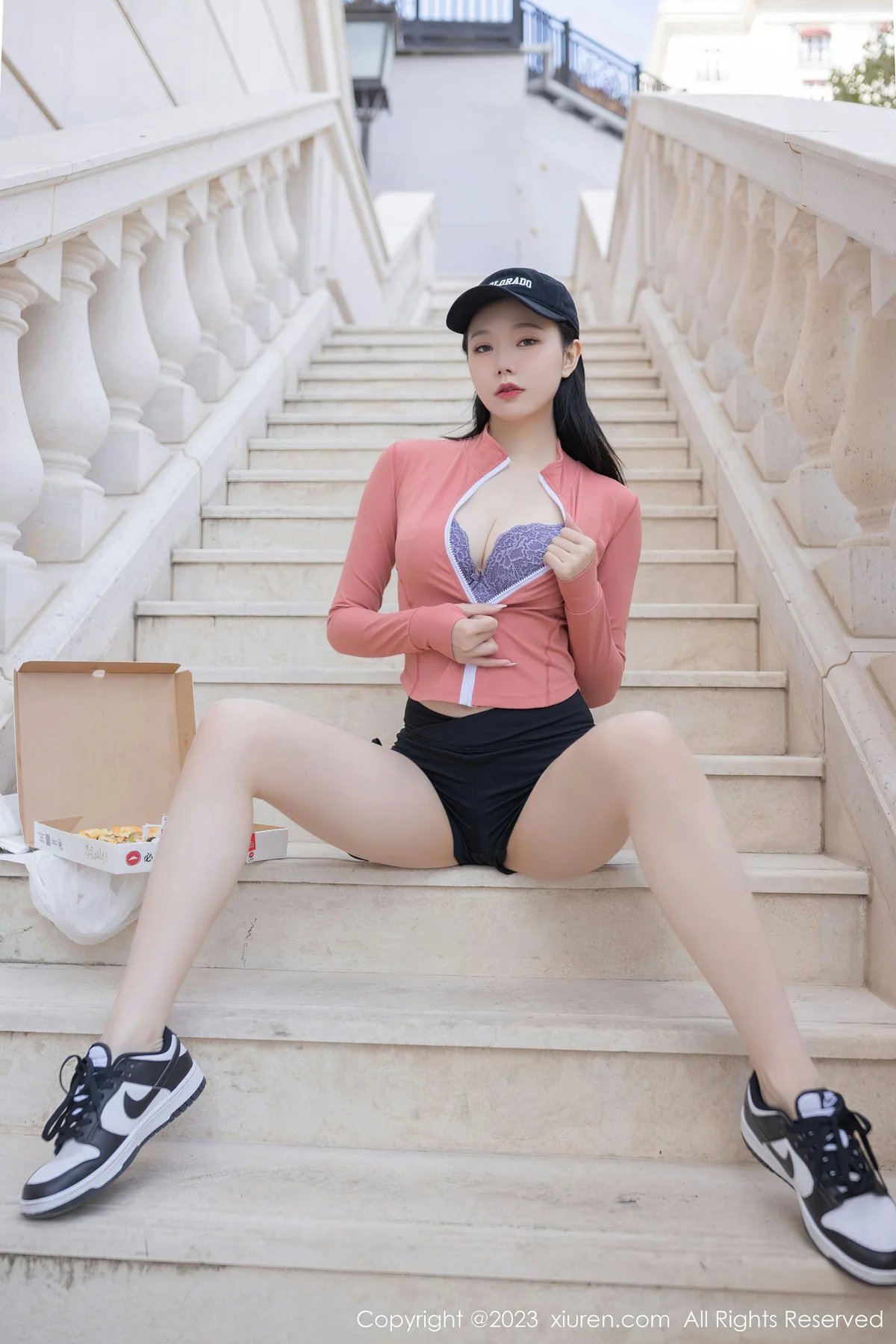 XiuRen 秀人 No.6487 安然anran 性感外卖员装扮性感写真11 - 9