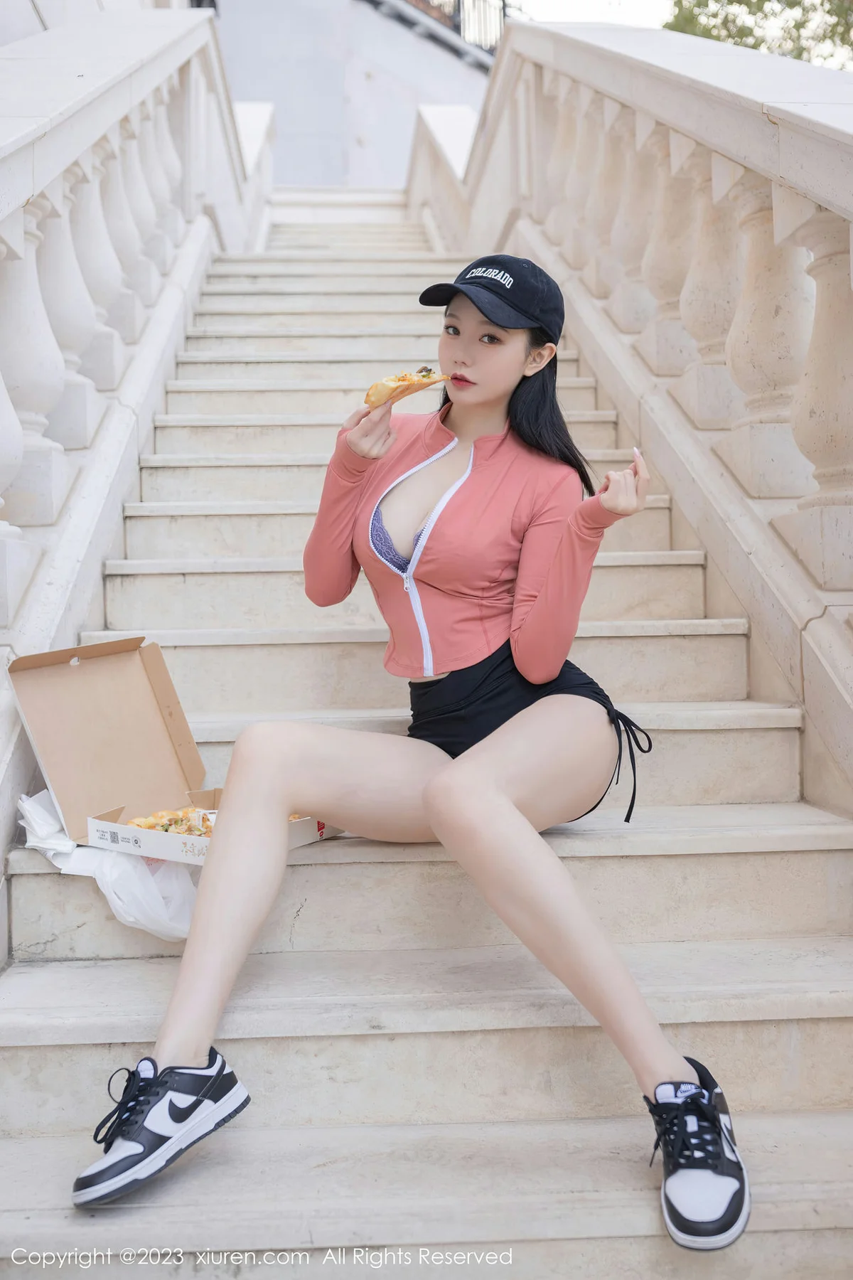 XiuRen 秀人 No.6487 安然anran 性感外卖员装扮性感写真11 - 1