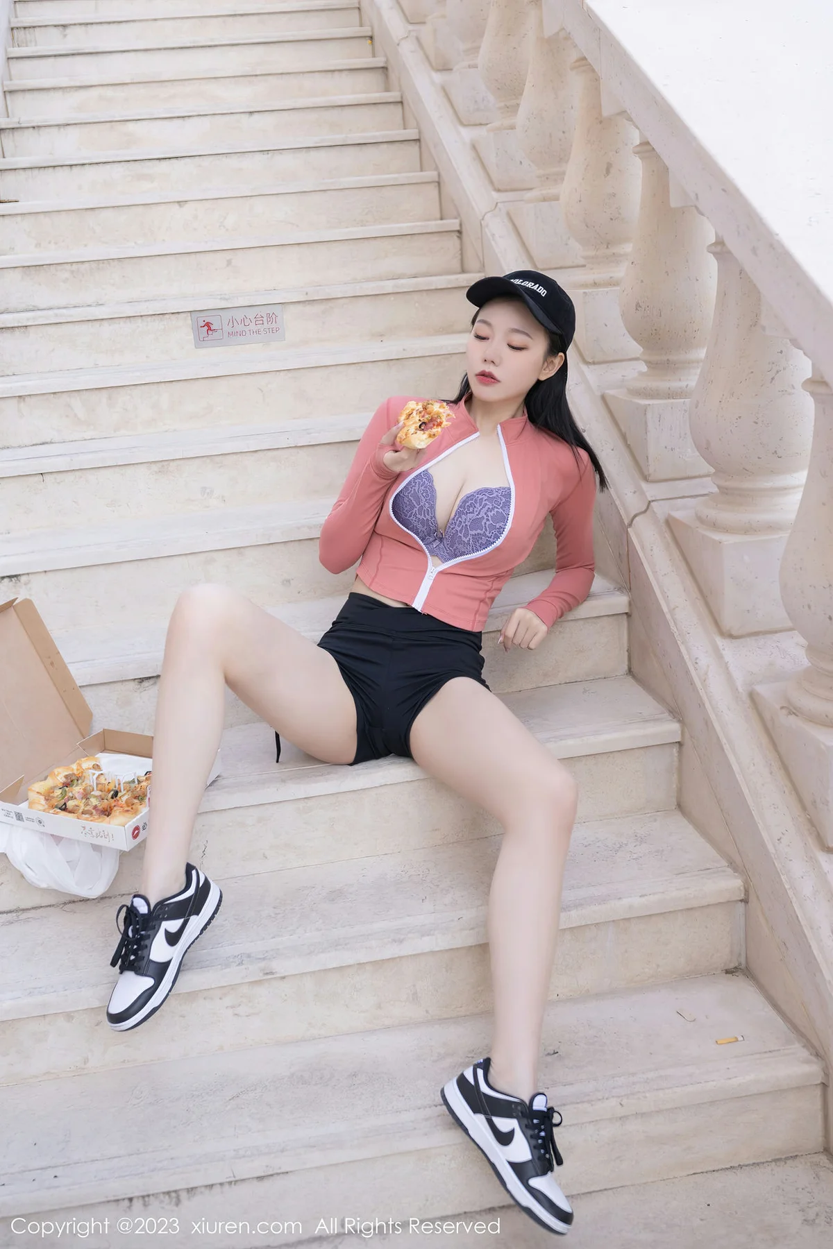 XiuRen 秀人 No.6487 安然anran 性感外卖员装扮性感写真11 - 7