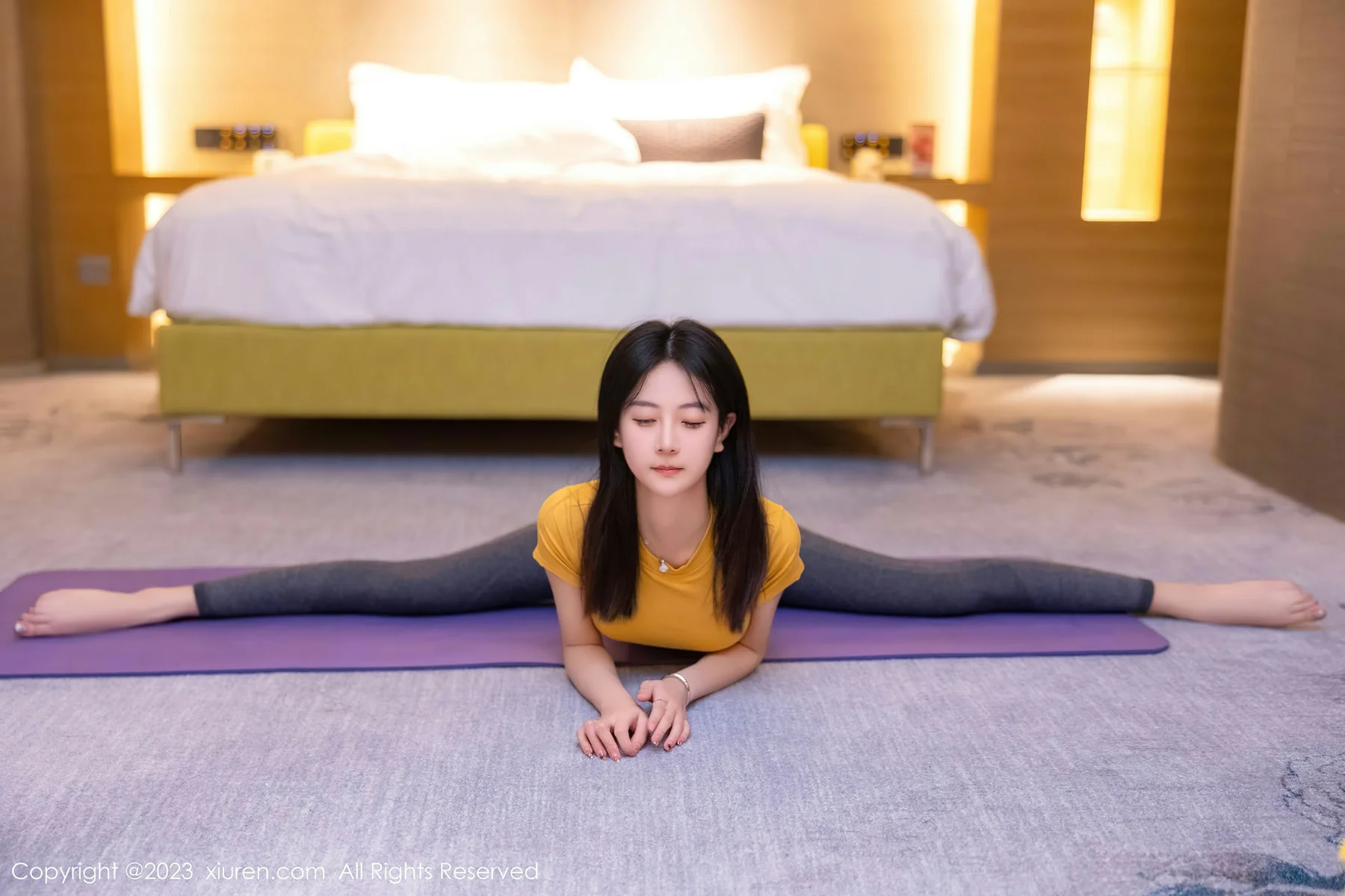 XiuRen 秀人 No.6488 谢小蒽 瑜伽运动主题写真11 - 8