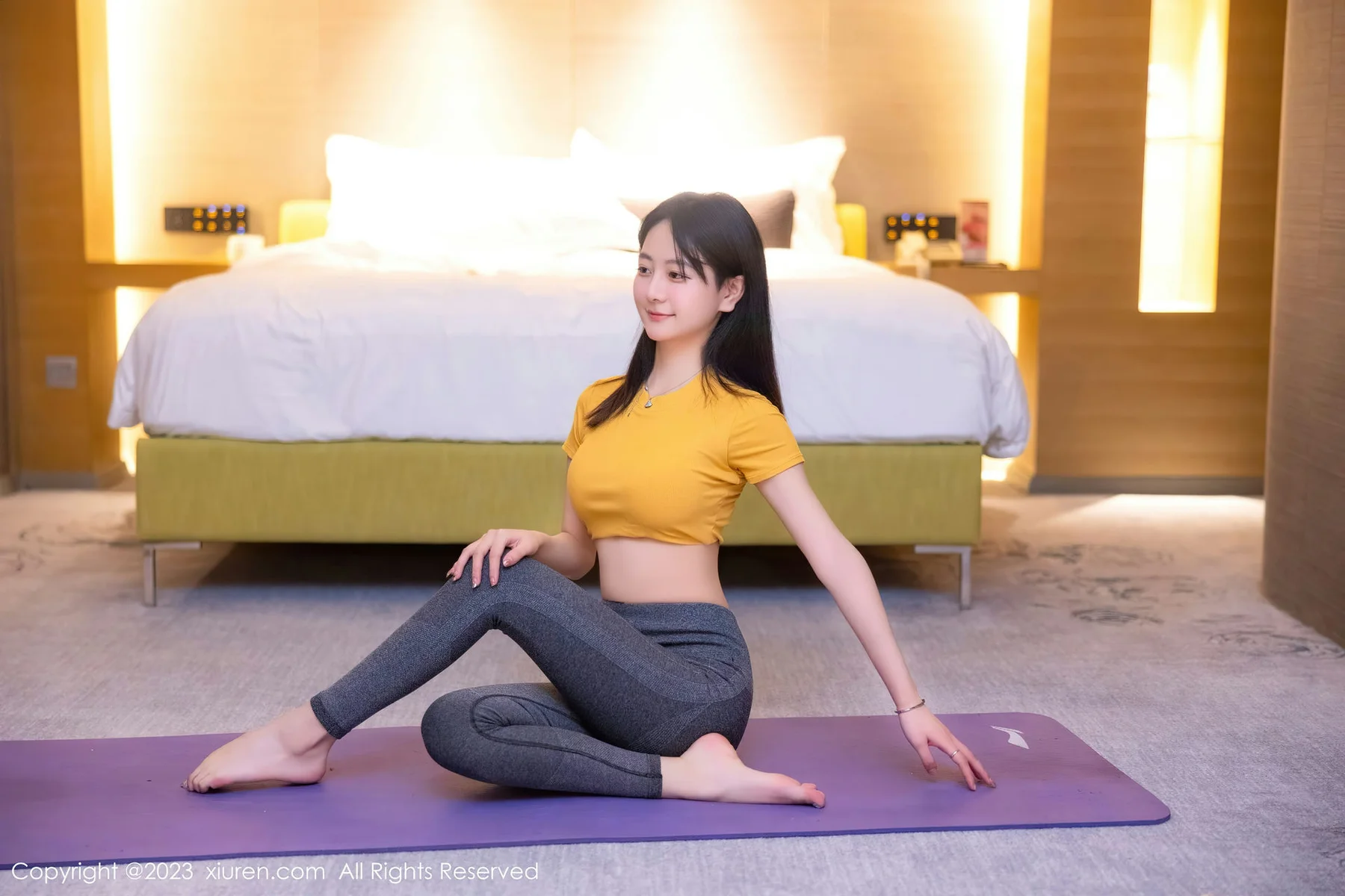 XiuRen 秀人 No.6488 谢小蒽 瑜伽运动主题写真11 - 6