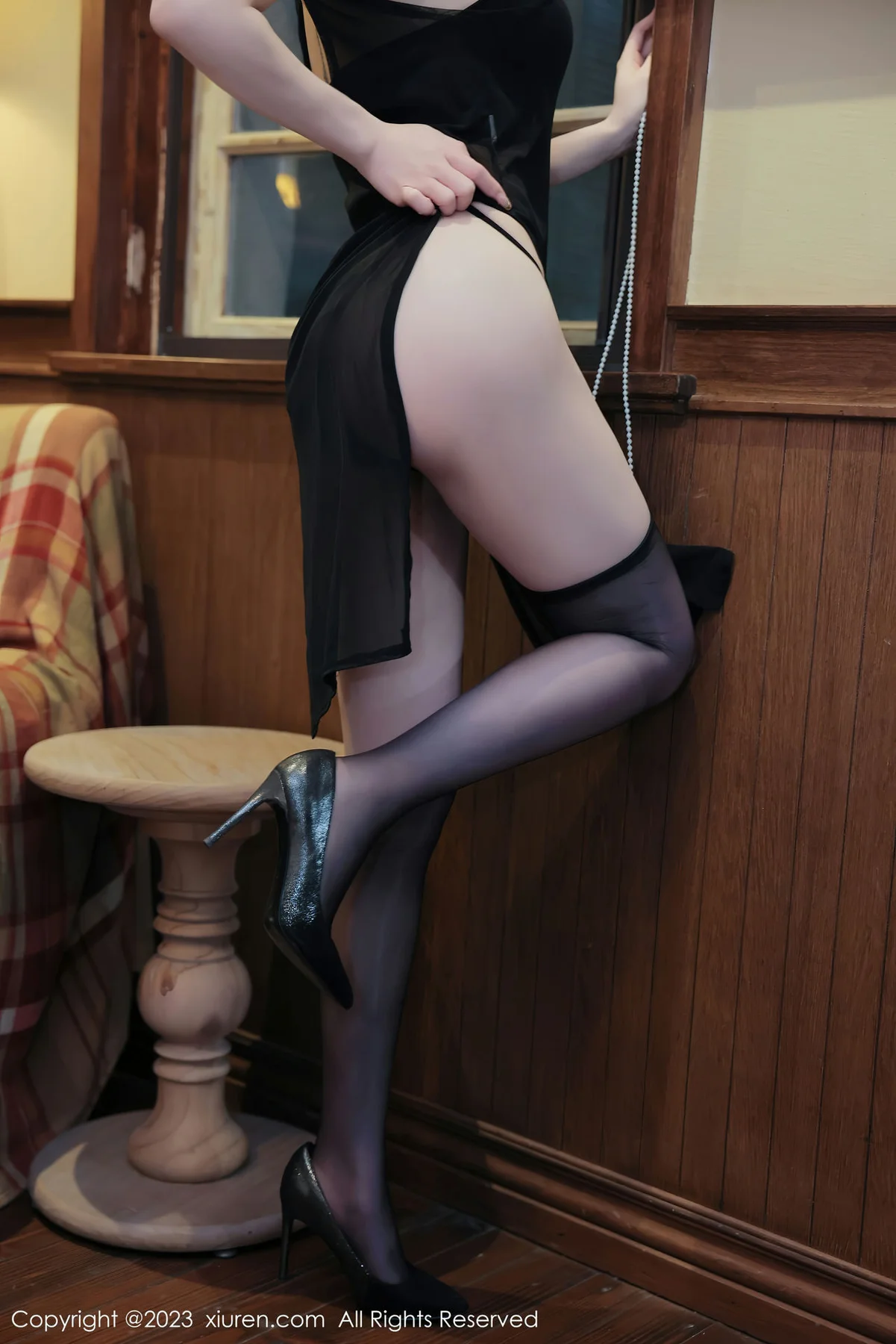 XiuRen 秀人 No.6498 玉兔miki 魅惑黑丝性感写真 - 7