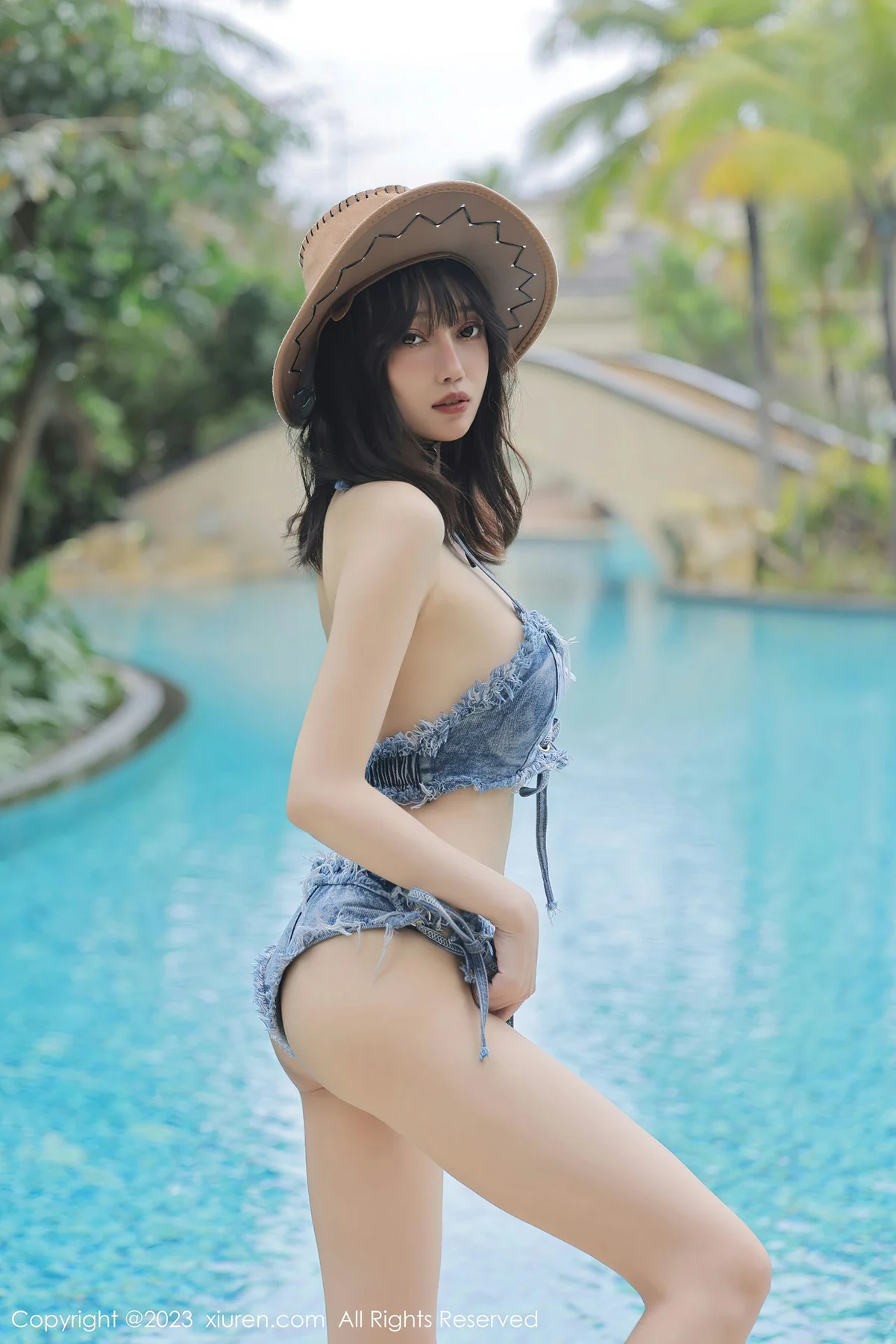 XiuRen 秀人 No.6504 玥儿玥er 牛仔比基尼二月万宁旅拍33 - 4