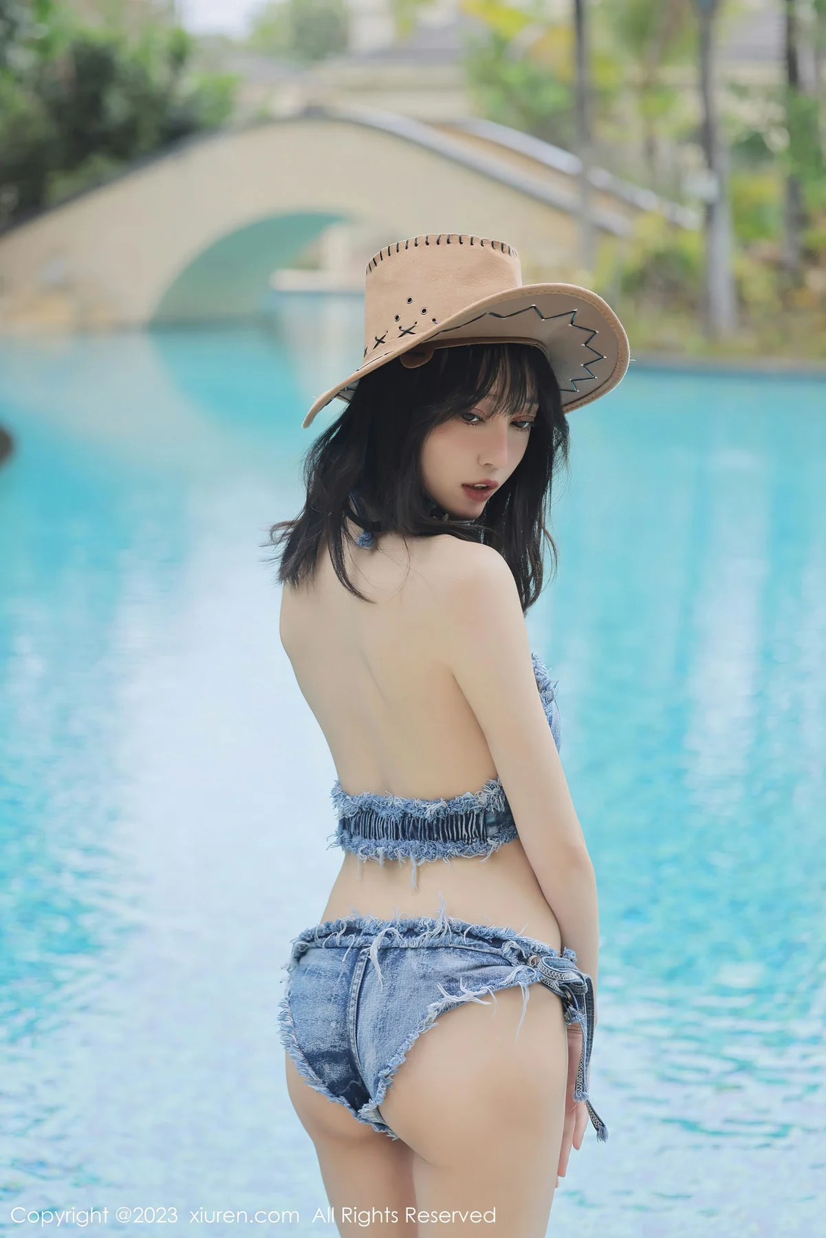 XiuRen 秀人 No.6504 玥儿玥er 牛仔比基尼二月万宁旅拍33 - 5