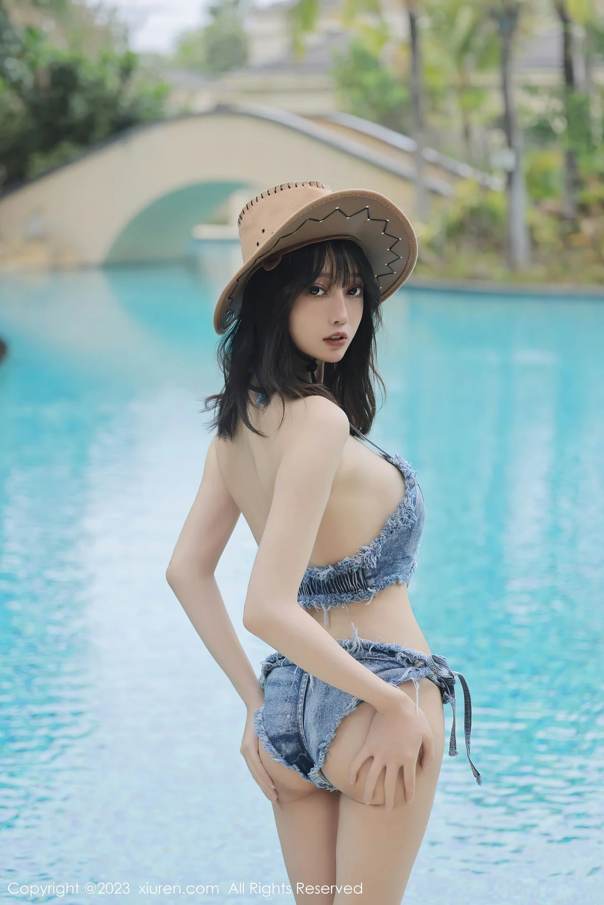 XiuRen 秀人 No.6504 玥儿玥er 牛仔比基尼二月万宁旅拍33 - 7