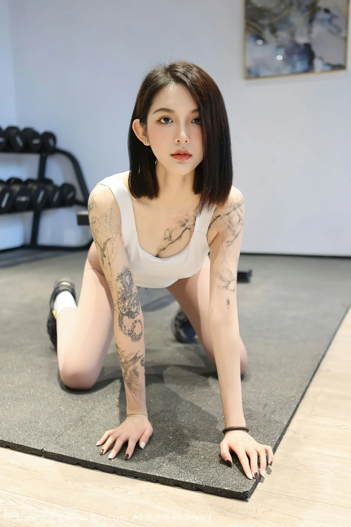 XiuRen 秀人 No.6506 乔一一 健身场景拍摄性感写真11 - 3