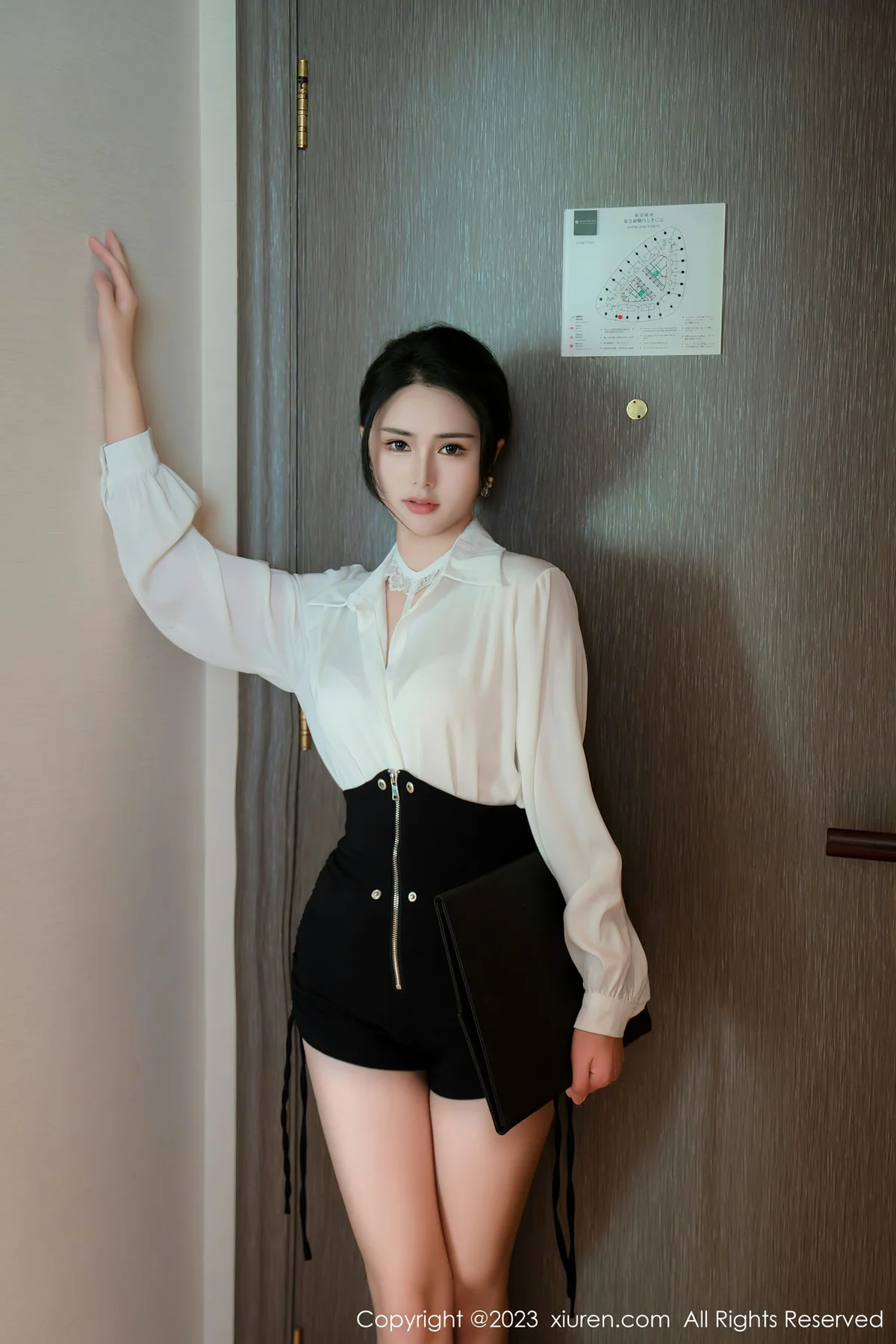 XiuRen 秀人 No.6520 艾希儿 Ol系列性感写真3 - 2