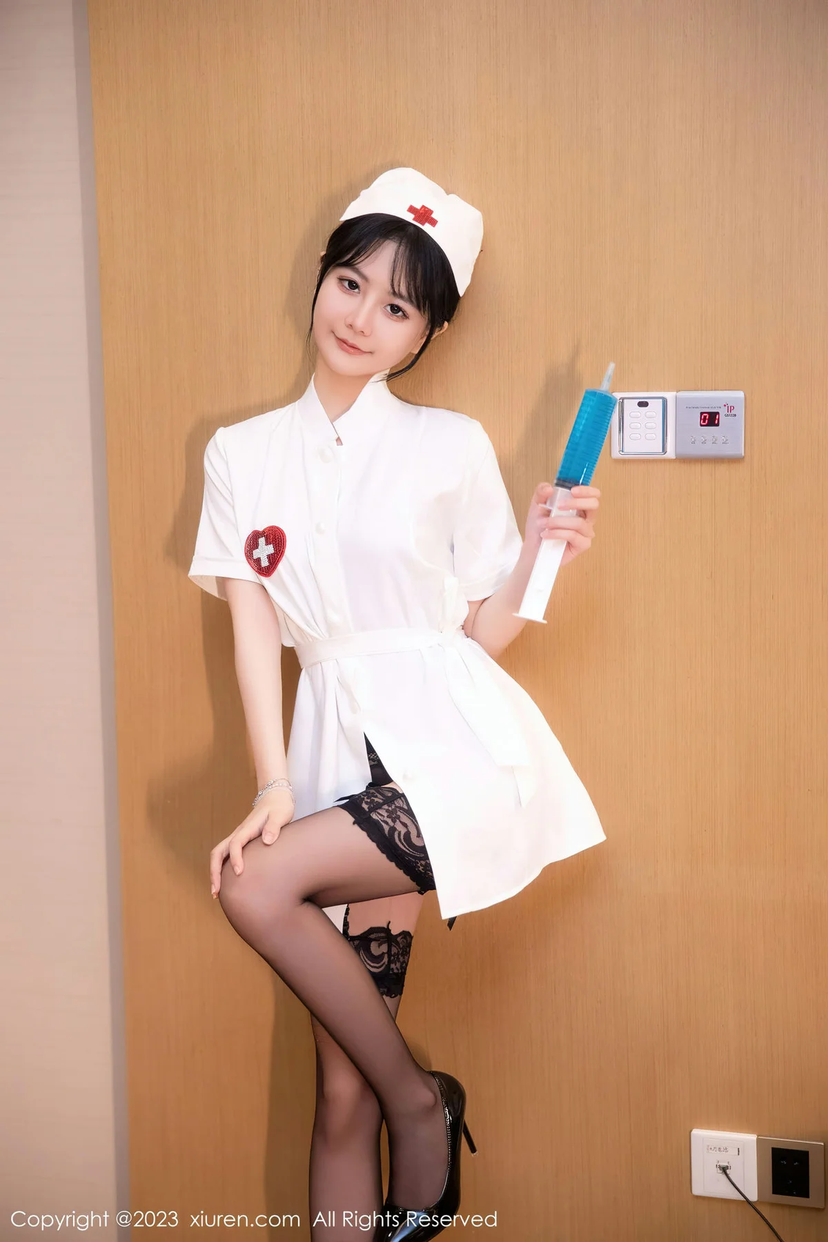 XiuRen 秀人 No.6525 谢小蒽 白色护士服写真11 - 2