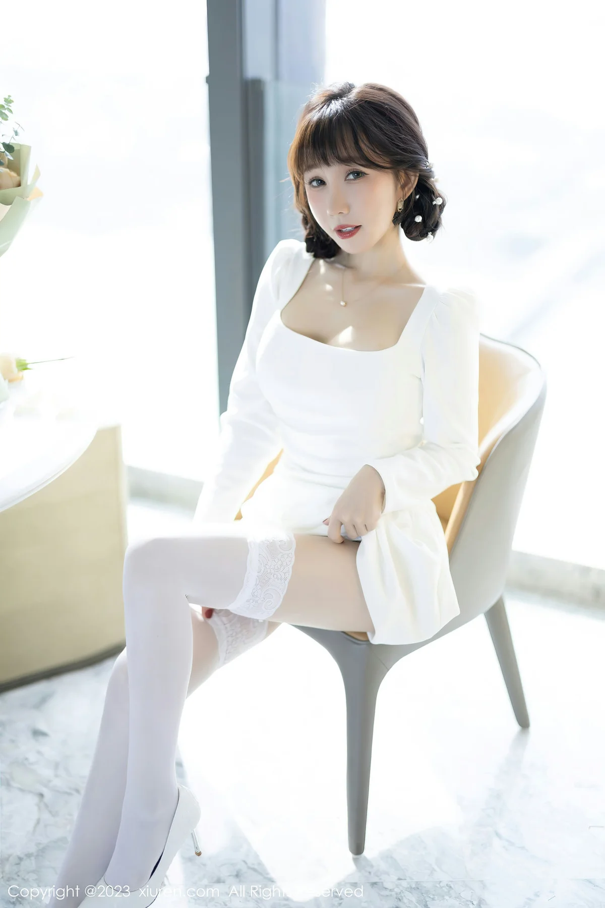 XiuRen 秀人 No.6528 波巧酱 蕾丝内衣海南岛旅拍 - 5