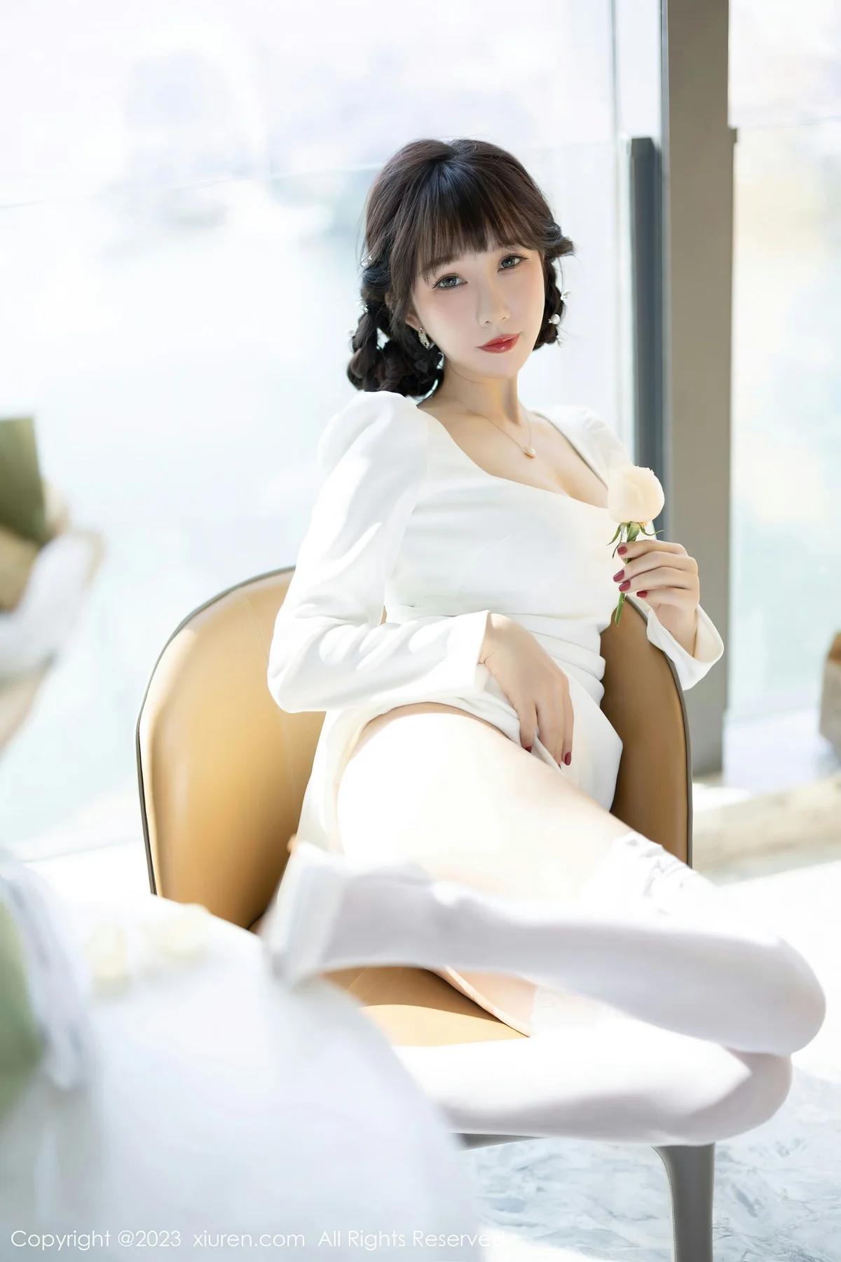 XiuRen 秀人 No.6528 波巧酱 蕾丝内衣海南岛旅拍 - 9