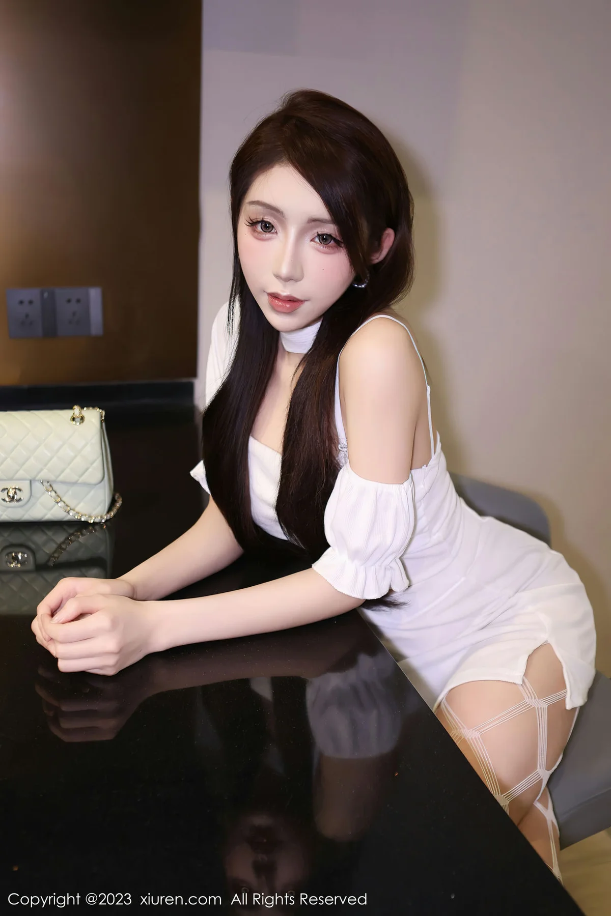 XiuRen 秀人 No.6555 金幼汐Vivian 蕾丝轻透内衣第二套写真33 - 5
