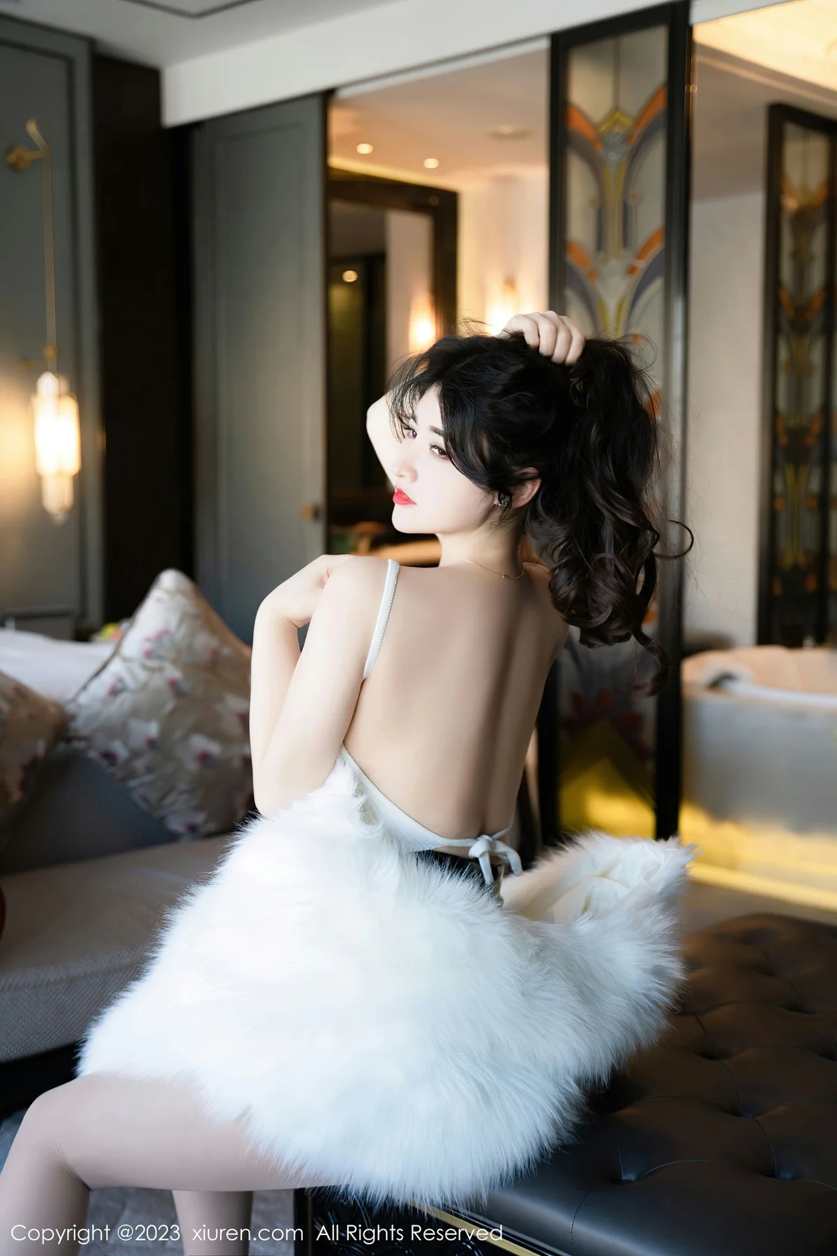 XiuRen 秀人 No.6568 诗诗kiki 诱人肉丝性感写真22 - 7