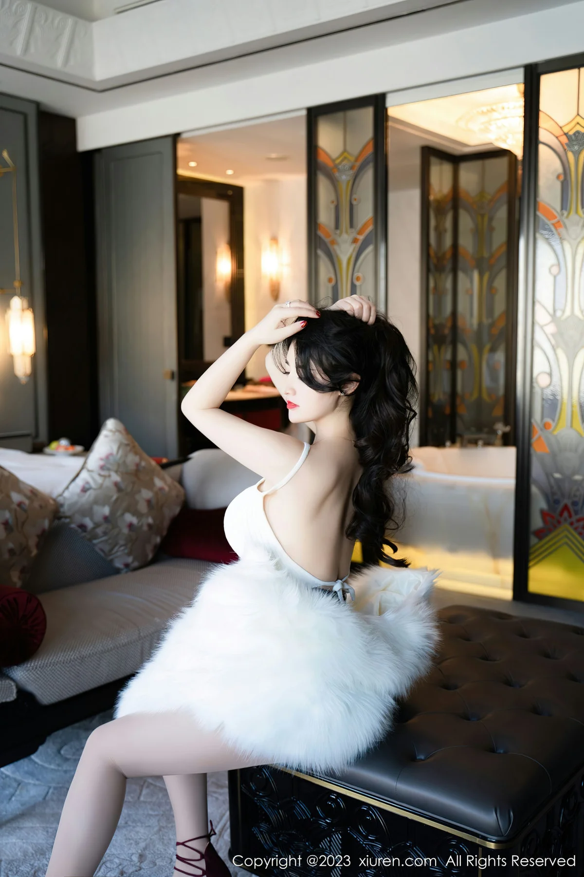 XiuRen 秀人 No.6568 诗诗kiki 诱人肉丝性感写真22 - 8