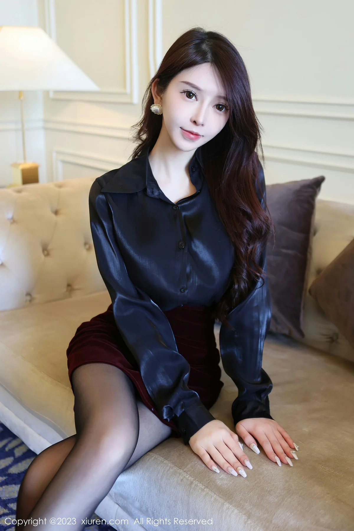 XiuRen 秀人 No.6569 玉兔miki 红色蕾丝内衣性感写真3 - 3