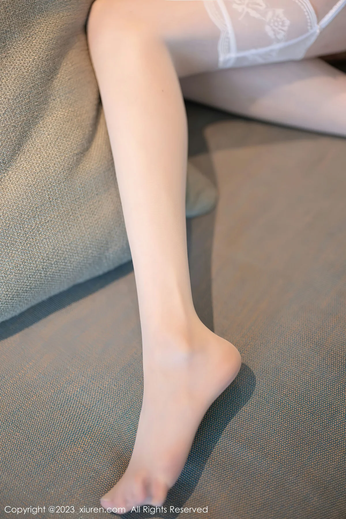 XiuRen 秀人 No.6572 梦心玥 白色蕾丝内衣海南岛旅拍22 - 5