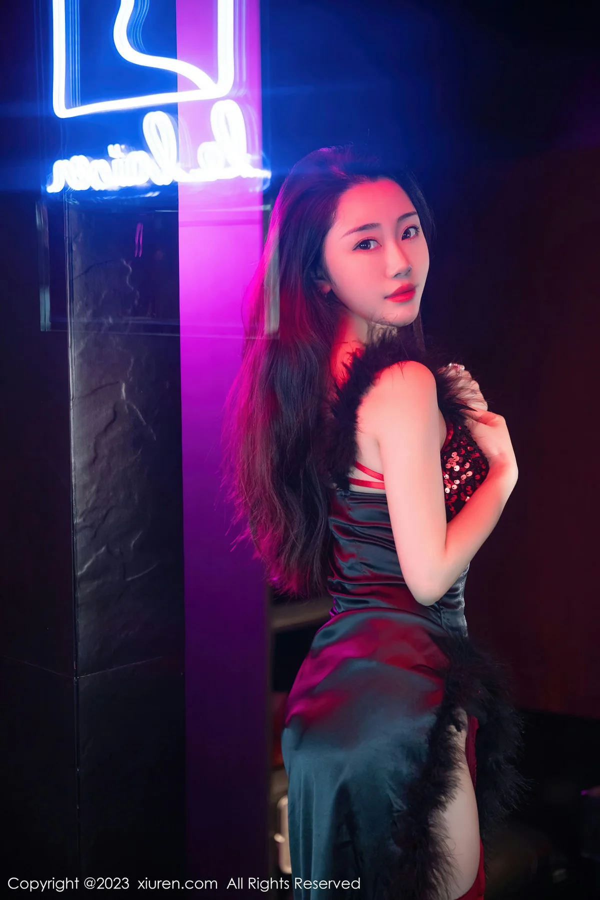 XiuRen 秀人 No.6587 严利娅Yuliya 红色蕾丝情趣内衣性感写真33 - 9