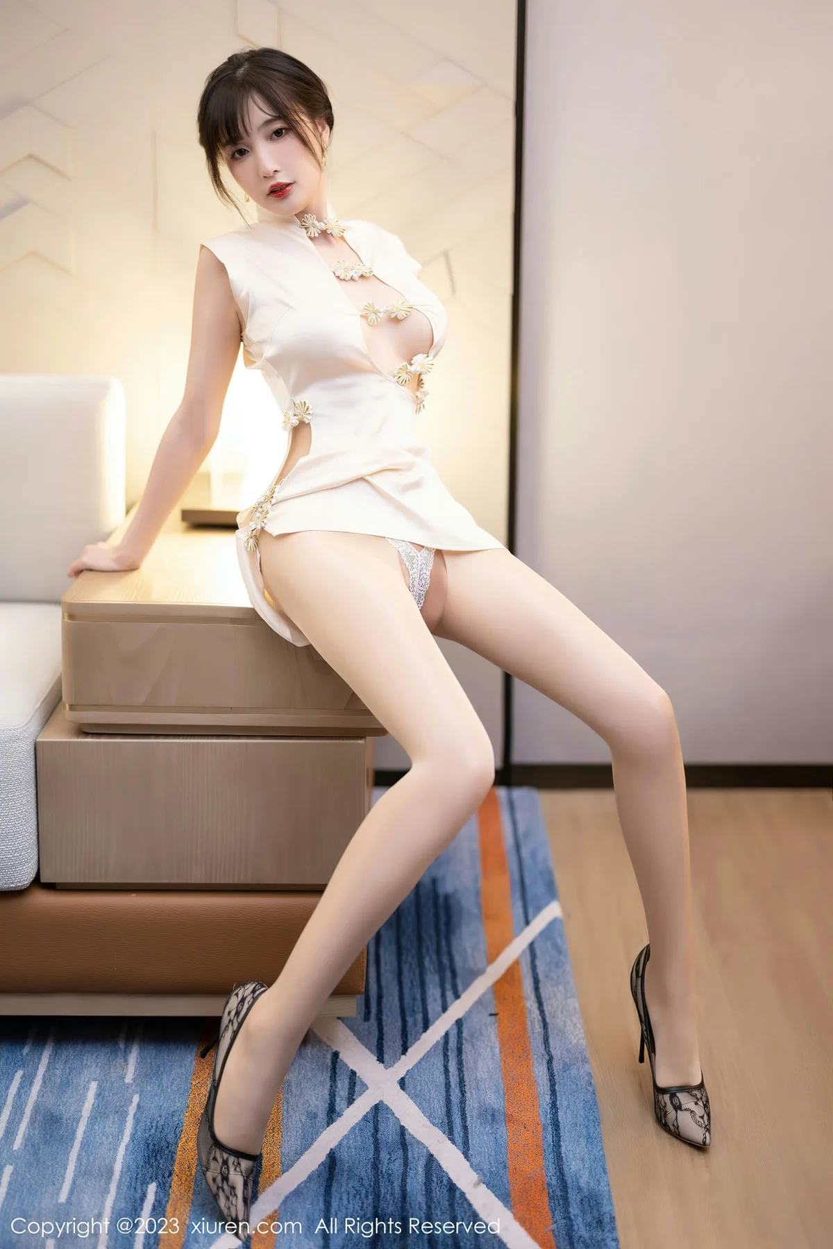 XiuRen 秀人 No.6600 林星阑 白色旗袍清纯甜美1 - 6