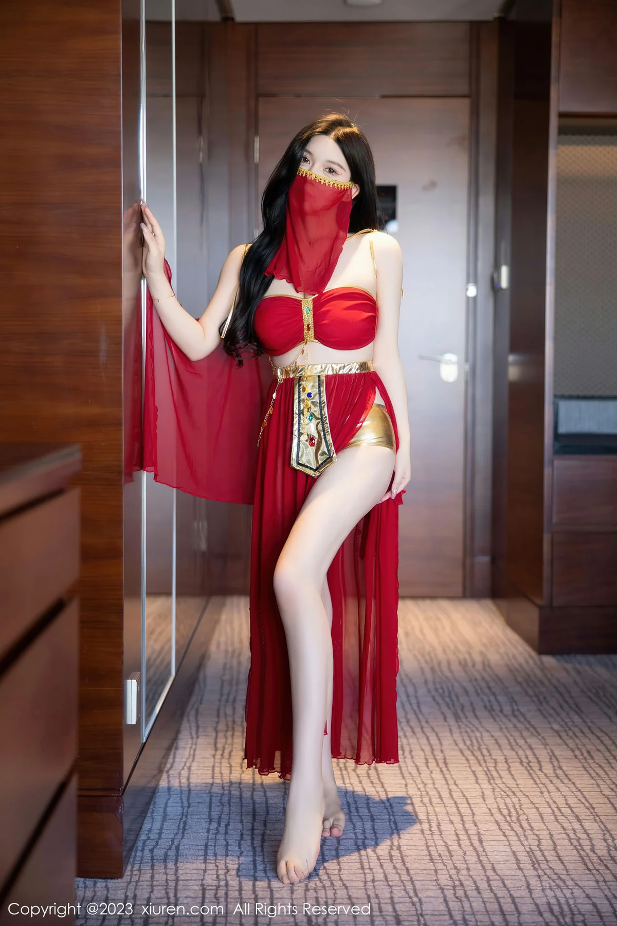 XiuRen 秀人 No.6613 林珊珊 红色西域舞娘芭提雅旅拍11 - 2