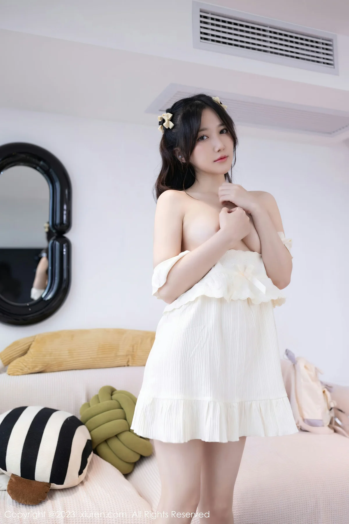 XiuRen 秀人 No.6615 鱼子酱Fish 黄色围裙性感写真11 - 5