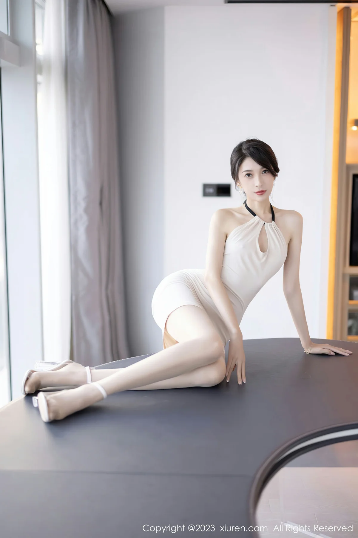 XiuRen 秀人 No.6631 林乐一 连身短裙性感写真 - 5