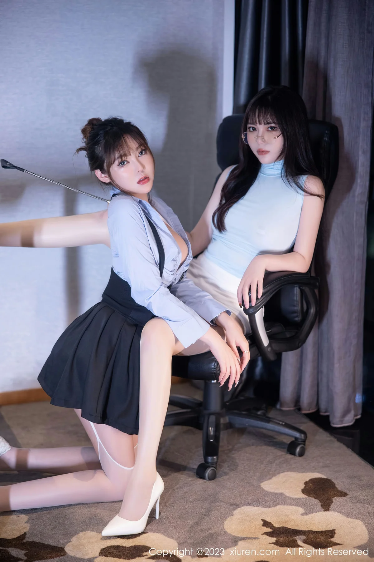 XiuRen 秀人 No.6645 萌汉药baby和arude薇薇 双峰对决模特合集写真1 - 9