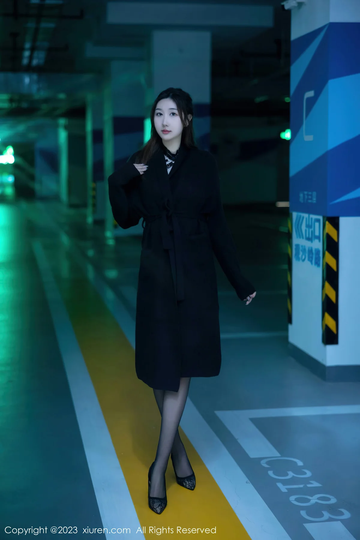 XiuRen 秀人 No.6650 江真真 魅惑黑丝性感写真3 - 1