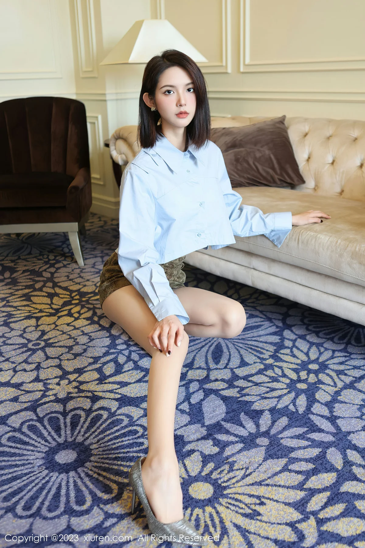 XiuRen 秀人 No.6661 乔一一 性感肉丝性感写真33 - 10