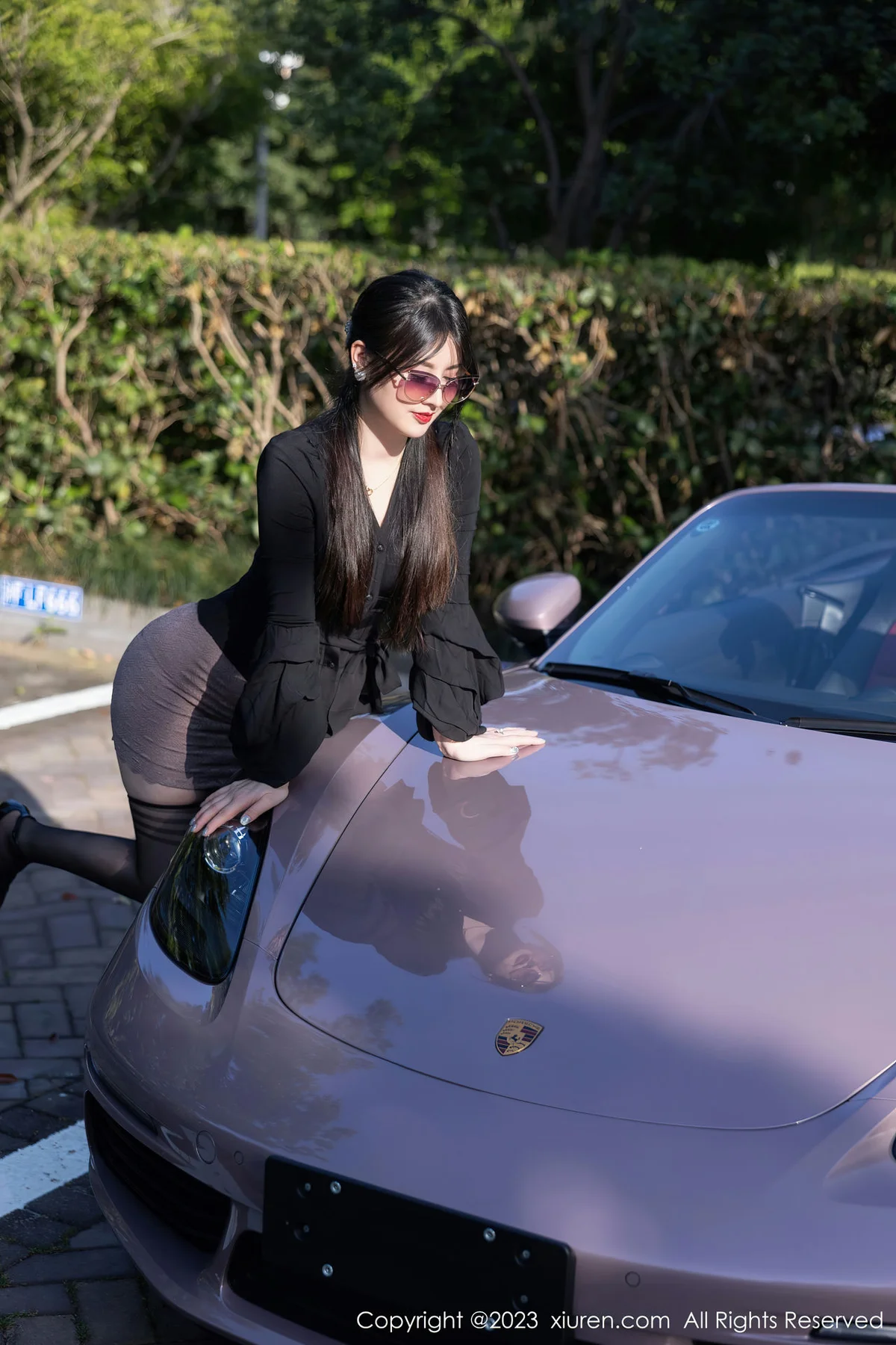 XiuRen 秀人 No.6676 诗诗kiki 魅惑黑丝性感写真2 - 3