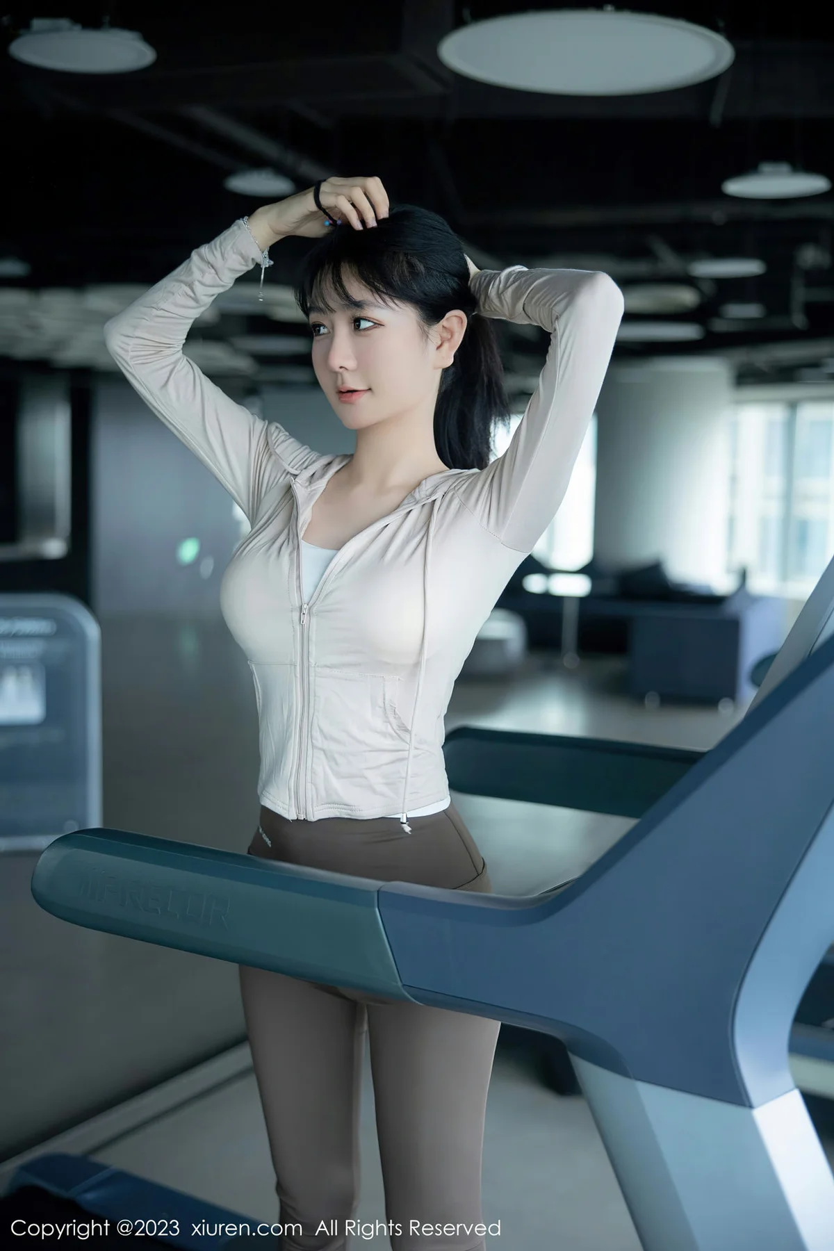 XiuRen 秀人 No.6683 幼幼 浅色运动服饰性感写真11 - 1