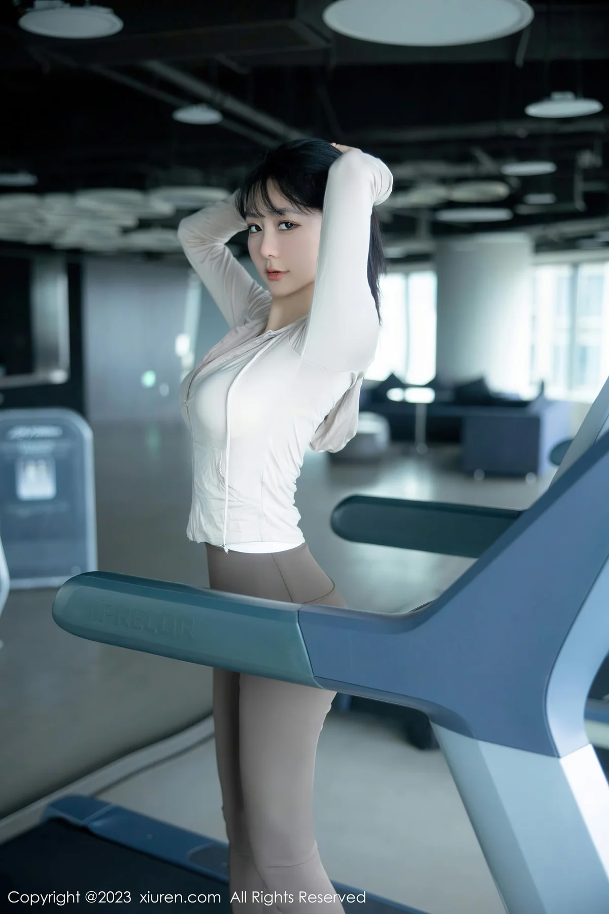 XiuRen 秀人 No.6683 幼幼 浅色运动服饰性感写真11 - 2