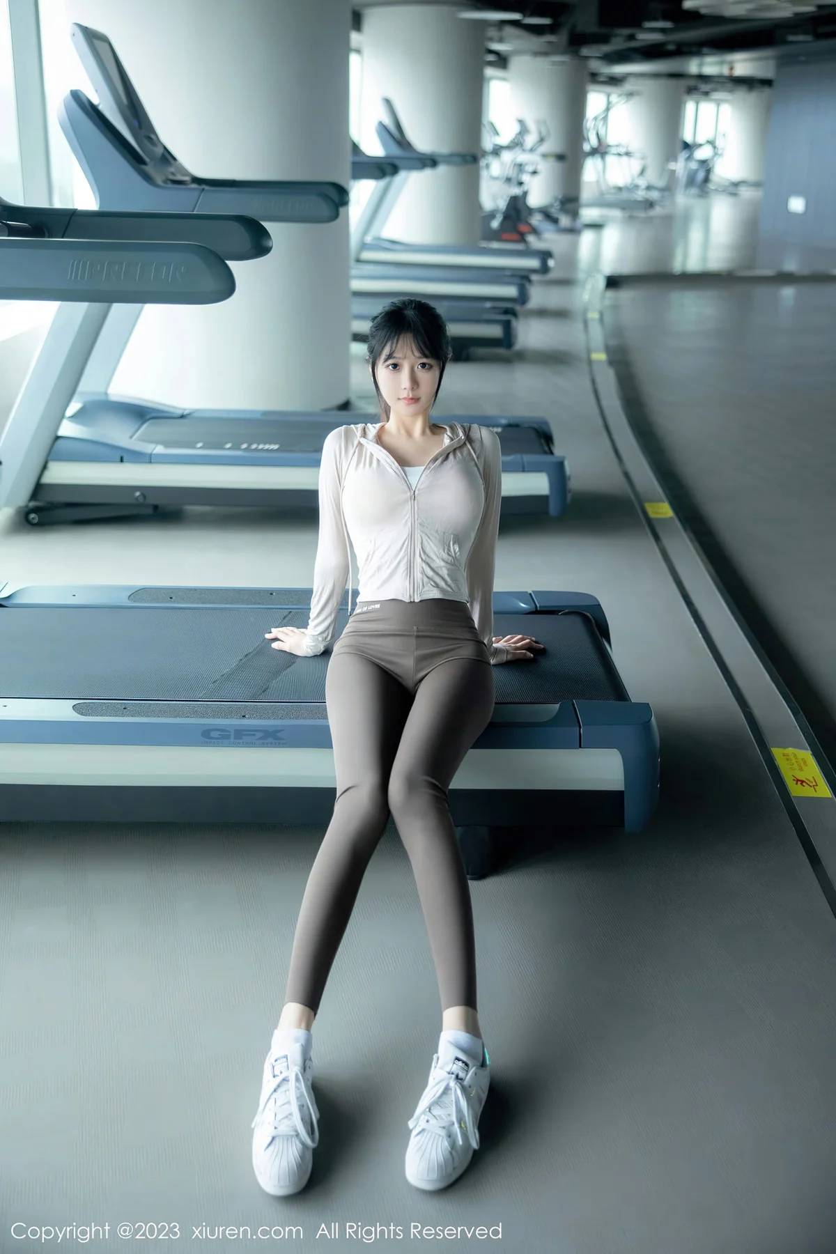 XiuRen 秀人 No.6683 幼幼 浅色运动服饰性感写真11 - 10