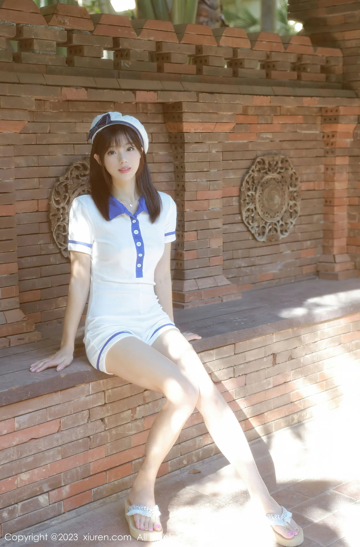 XiuRen 秀人 No.6686 佘贝拉bella 白色海军服南京旅拍 - 8