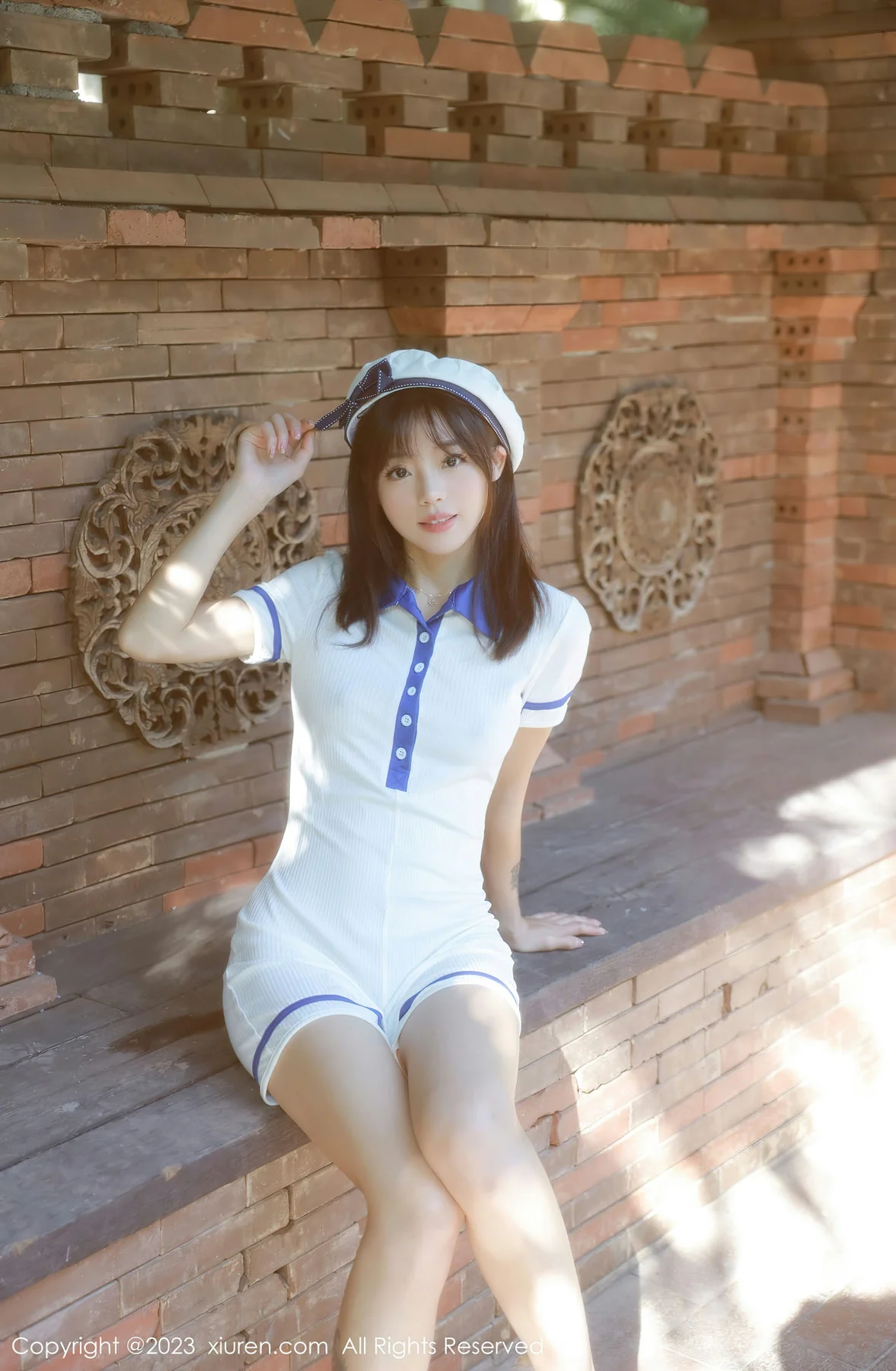 XiuRen 秀人 No.6686 佘贝拉bella 白色海军服南京旅拍 - 9