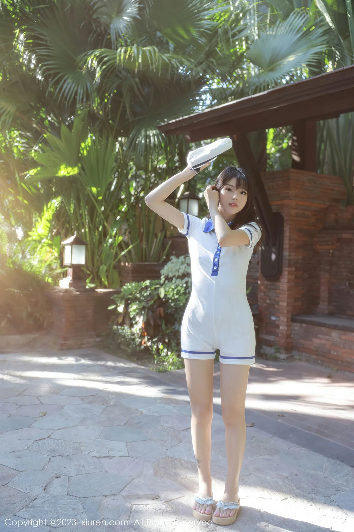 XiuRen 秀人 No.6686 佘贝拉bella 白色海军服南京旅拍 - 4