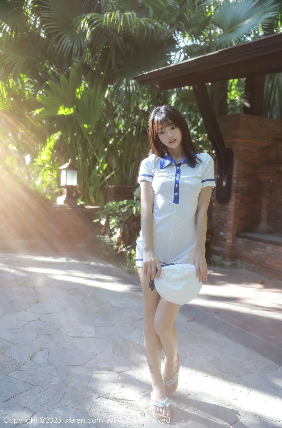 XiuRen 秀人 No.6686 佘贝拉bella 白色海军服南京旅拍 - 6