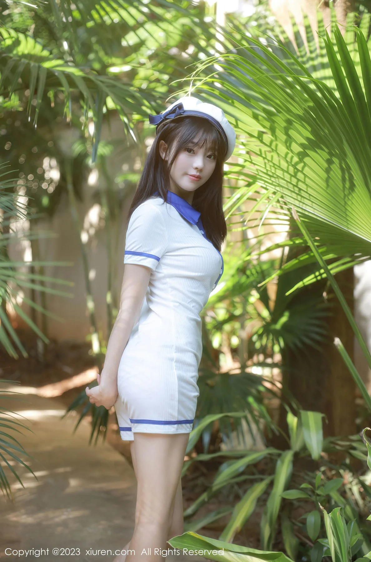 XiuRen 秀人 No.6686 佘贝拉bella 白色海军服南京旅拍 - 7