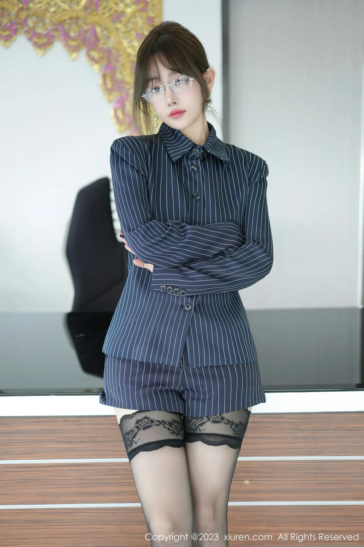 XiuRen 秀人 No.6689 王雨纯 黑色情趣内衣泰国旅拍11 - 2