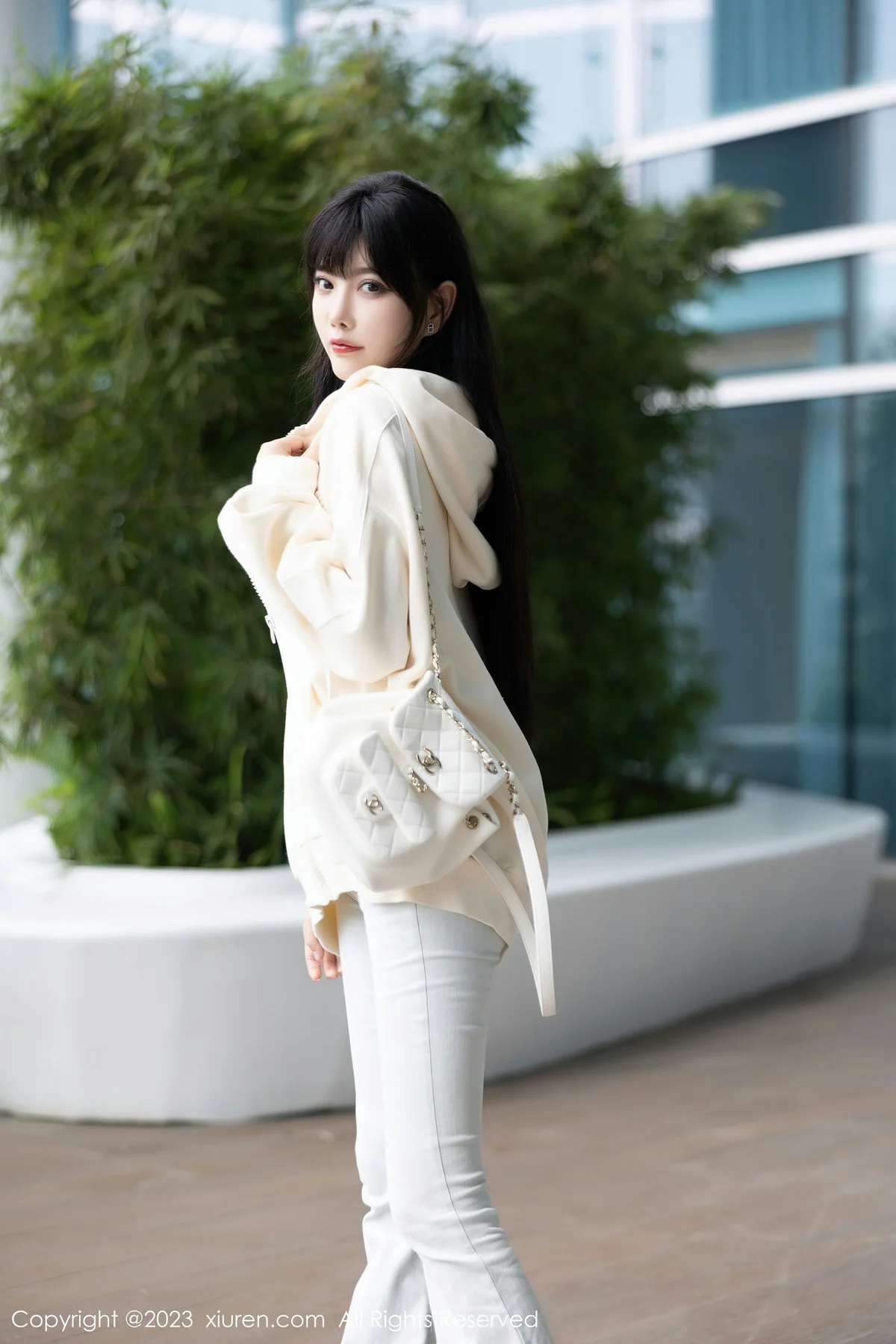 XiuRen 秀人 No.6707 杨晨晨Yome 浅色内衣海南岛旅拍1 - 1