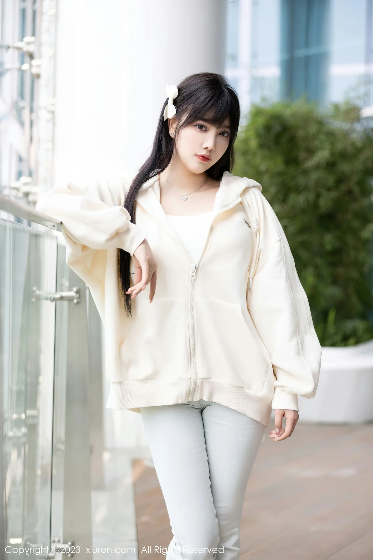 XiuRen 秀人 No.6707 杨晨晨Yome 浅色内衣海南岛旅拍1 - 4