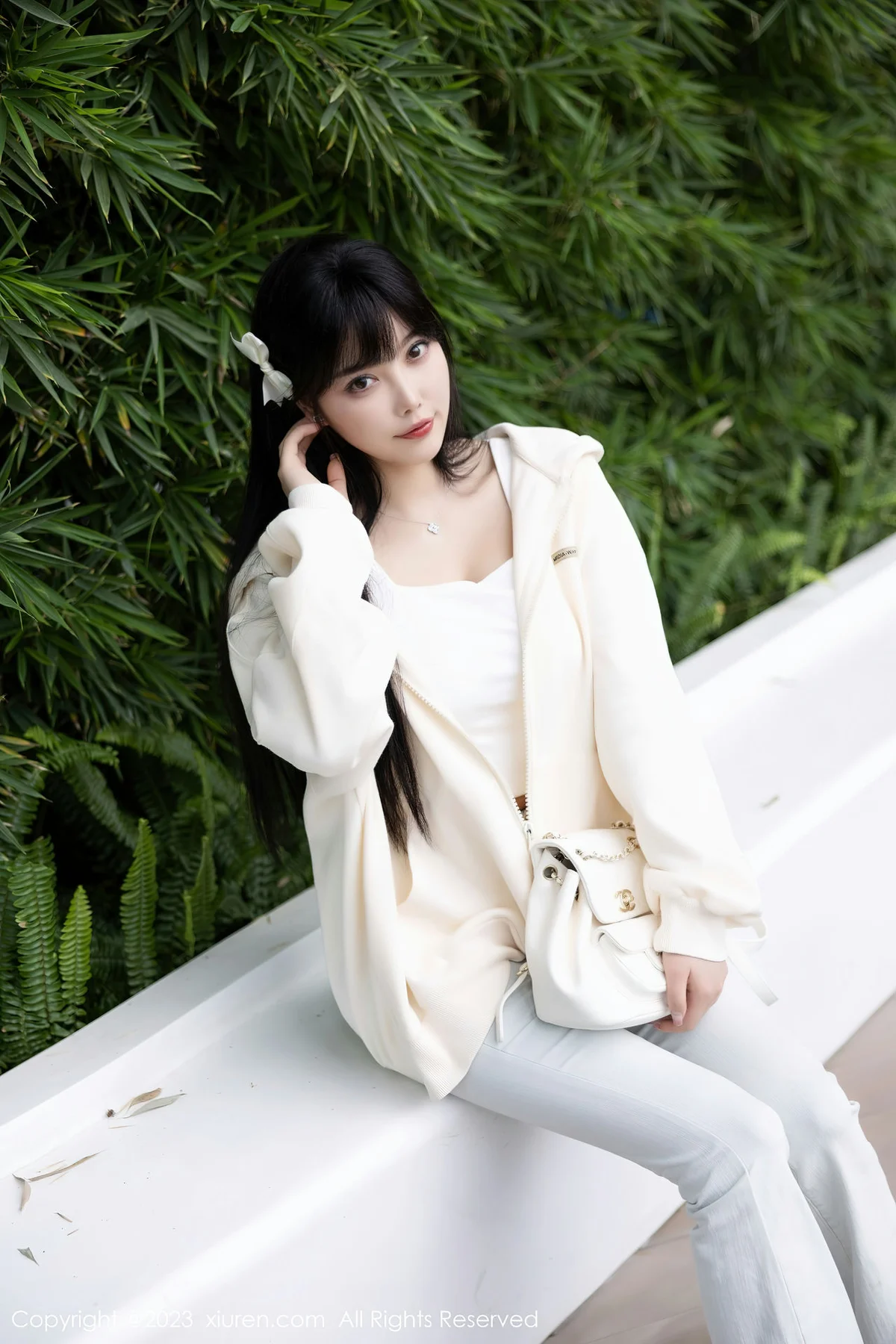 XiuRen 秀人 No.6707 杨晨晨Yome 浅色内衣海南岛旅拍1 - 6