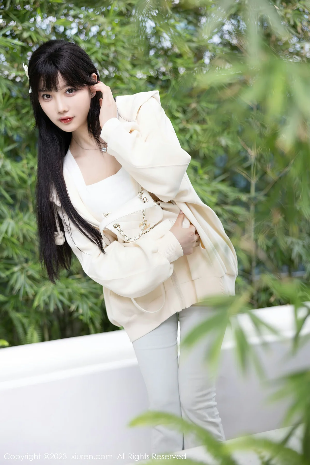 XiuRen 秀人 No.6707 杨晨晨Yome 浅色内衣海南岛旅拍1 - 7