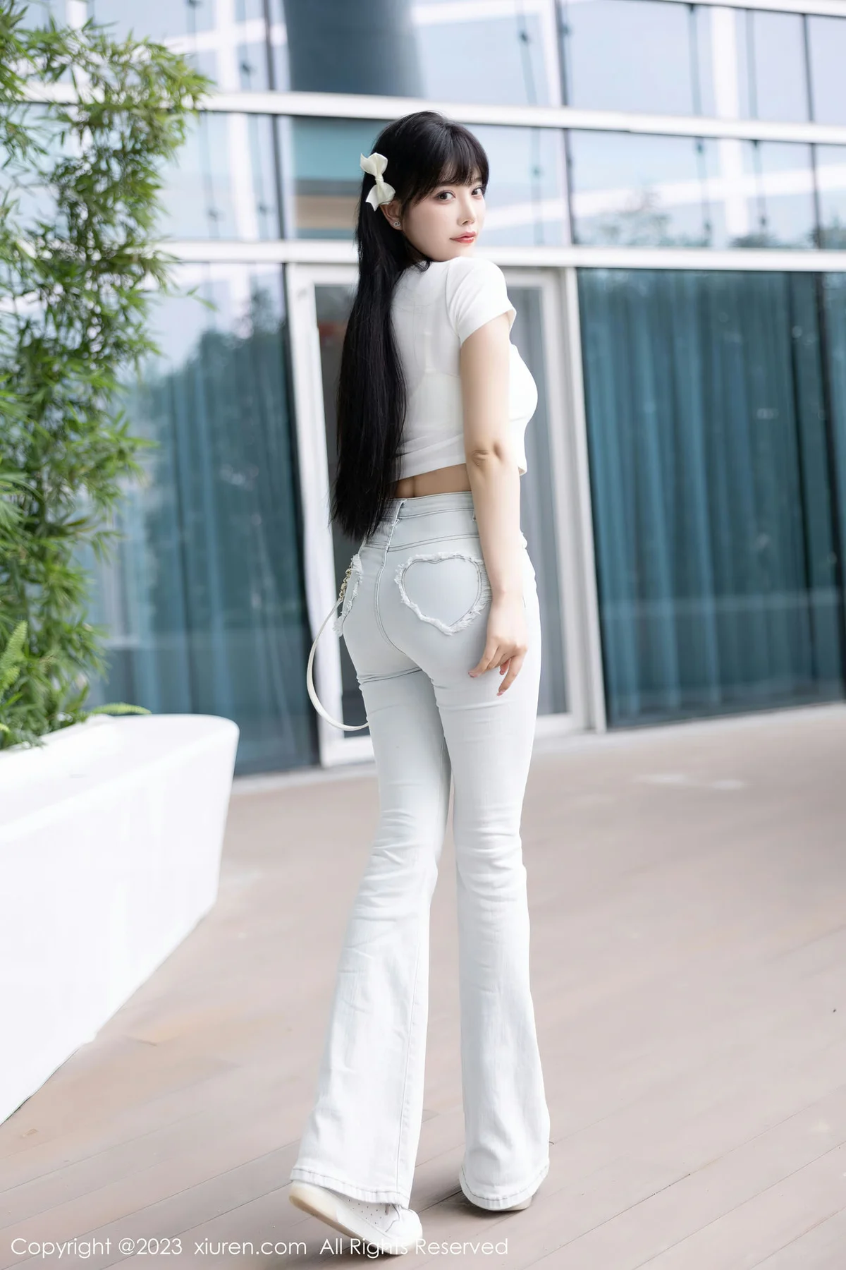 XiuRen 秀人 No.6707 杨晨晨Yome 浅色内衣海南岛旅拍1 - 1