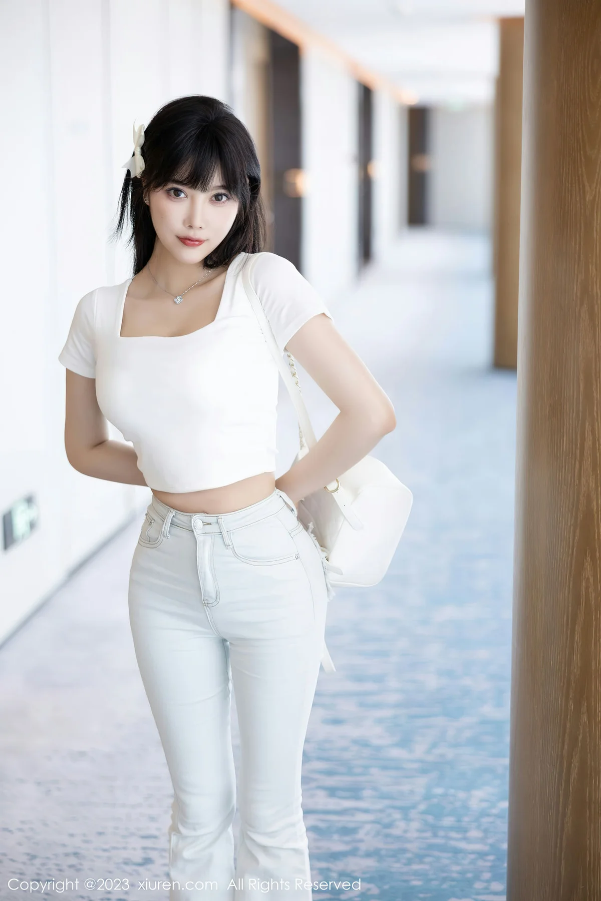 XiuRen 秀人 No.6707 杨晨晨Yome 浅色内衣海南岛旅拍1 - 3