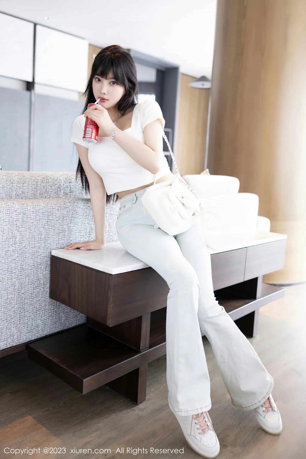 XiuRen 秀人 No.6707 杨晨晨Yome 浅色内衣海南岛旅拍1 - 7