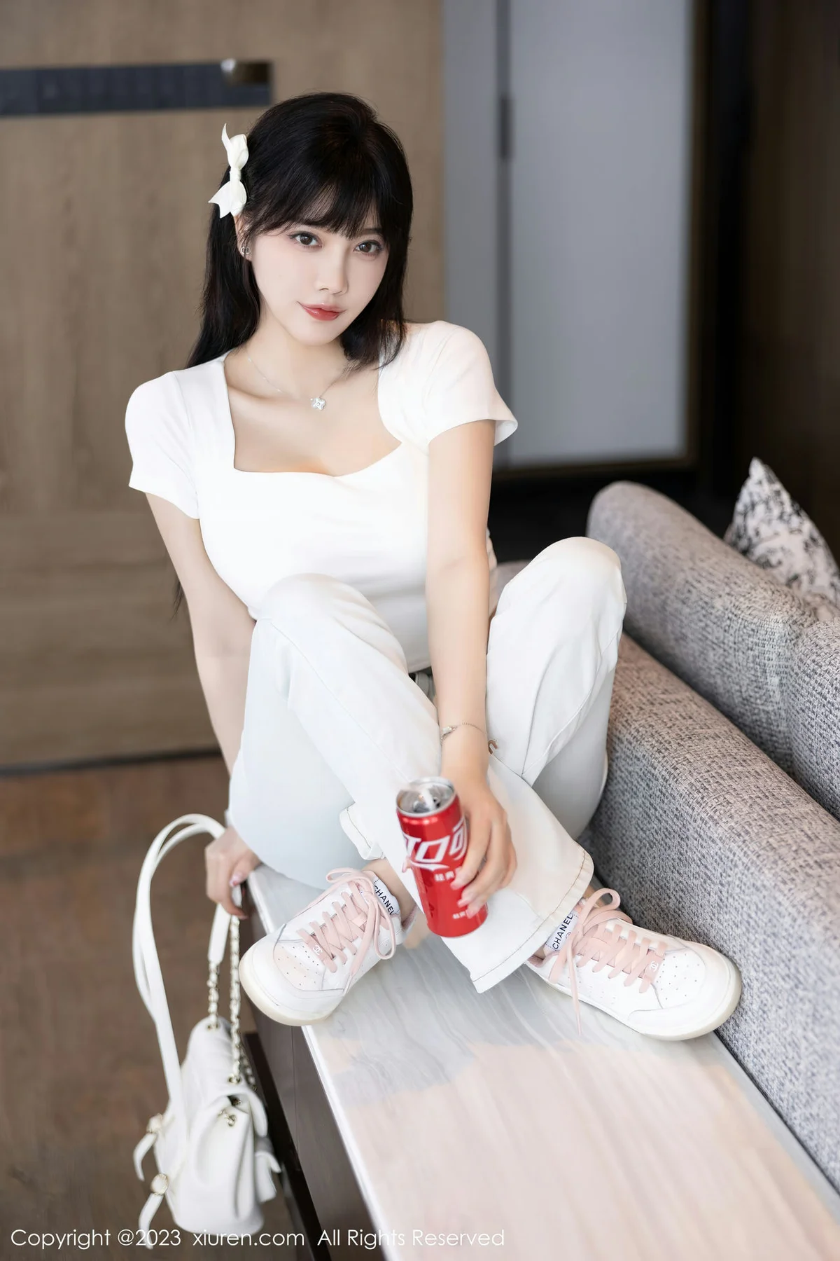 XiuRen 秀人 No.6707 杨晨晨Yome 浅色内衣海南岛旅拍1 - 10