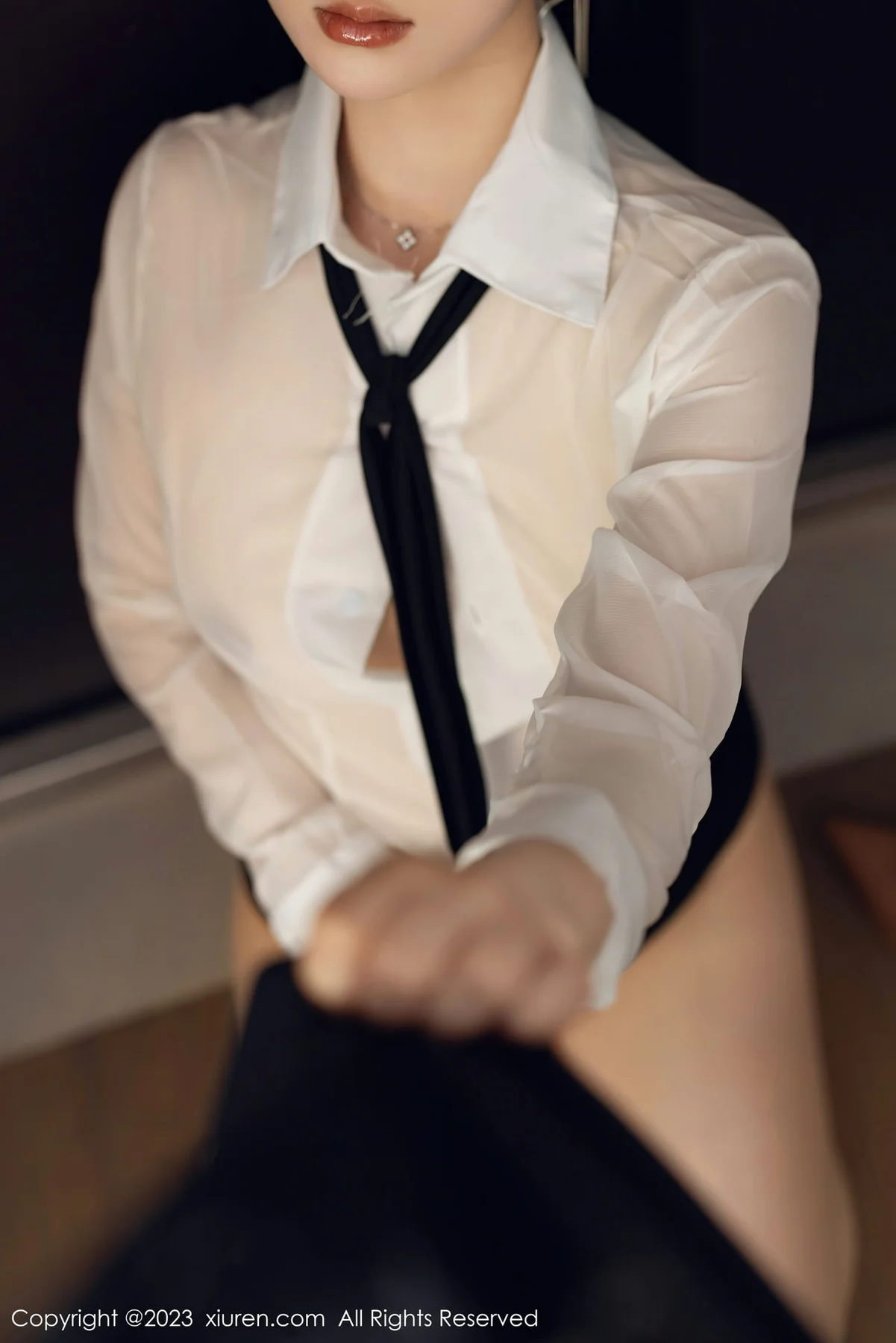 XiuRen 秀人 No.6710 柚琪Rich 白色轻透上衣首套写真33 - 8