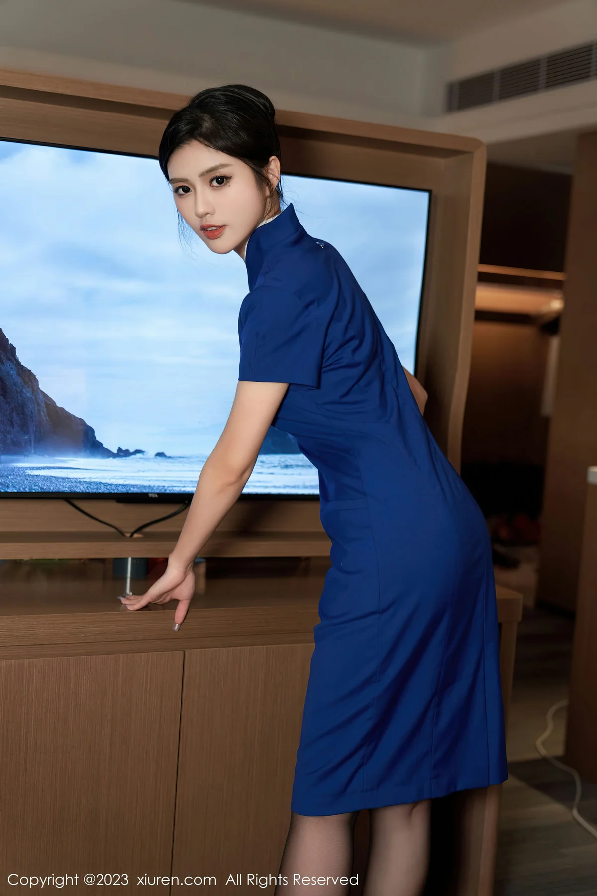 XiuRen 秀人 No.6720 浅浅Danny 技师制服诱惑性感写真11 - 1