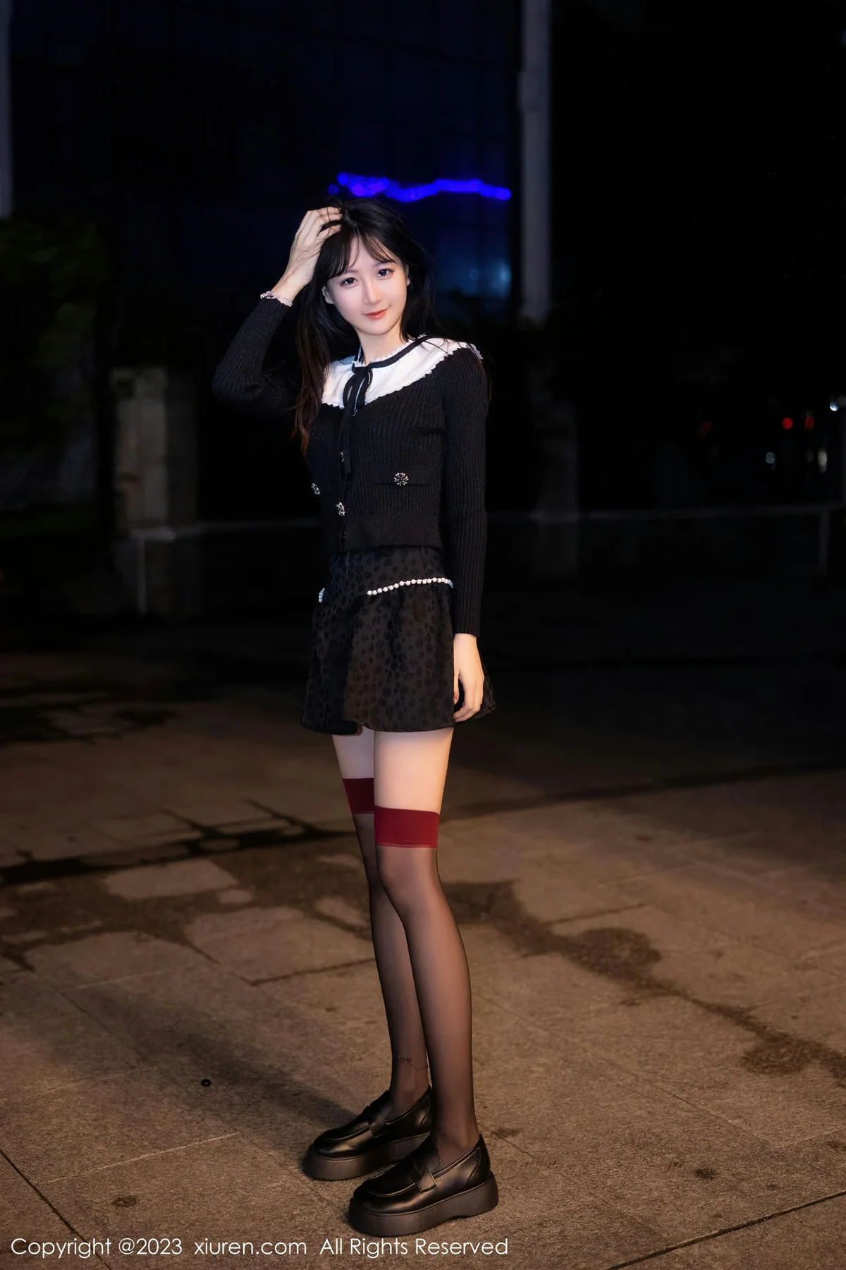 XiuRen 秀人 No.6724 幼幼 魅惑黑丝性感写真11 - 1