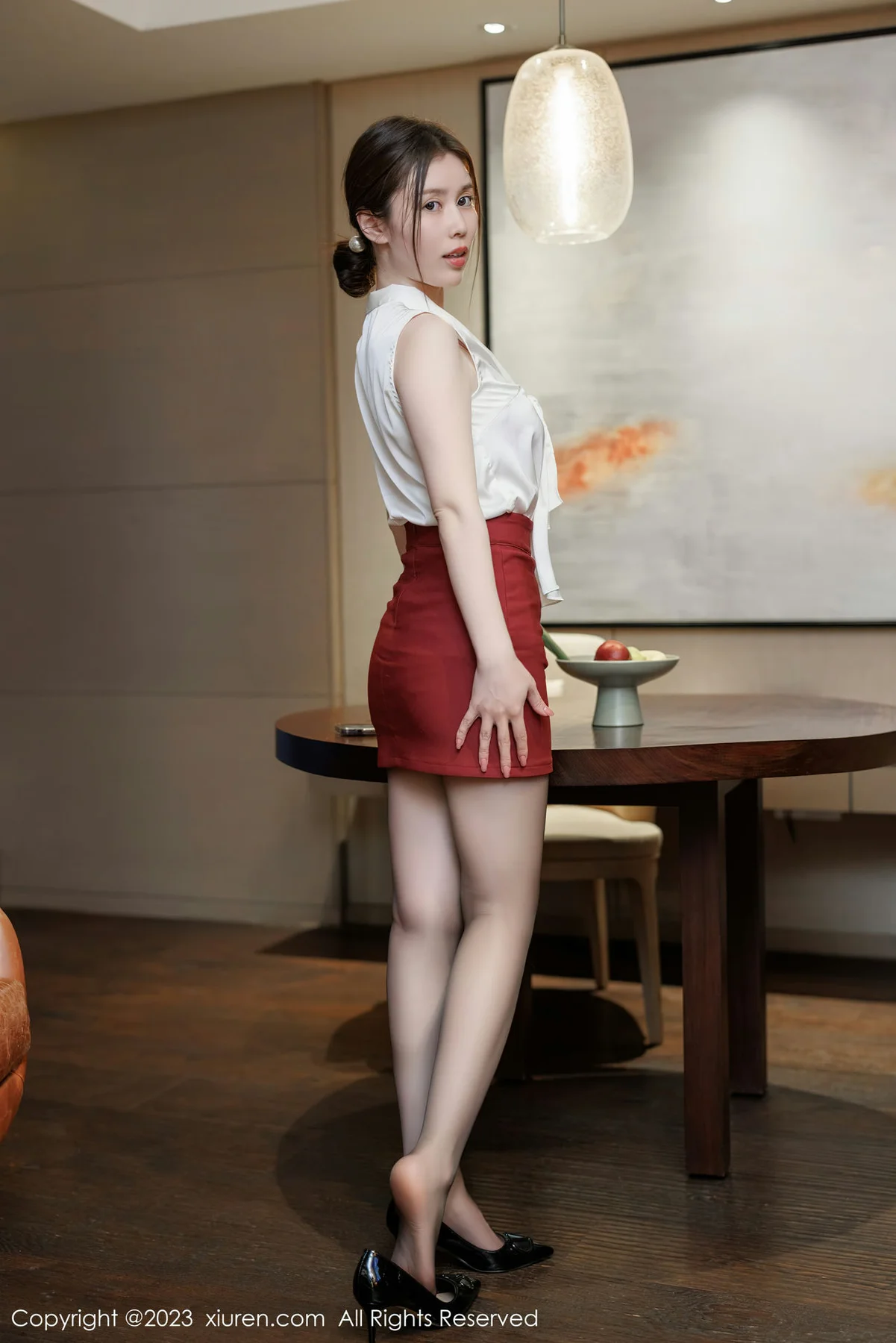 XiuRen 秀人 No.6727 吴雪瑶 魅惑黑丝性感写真3 - 4