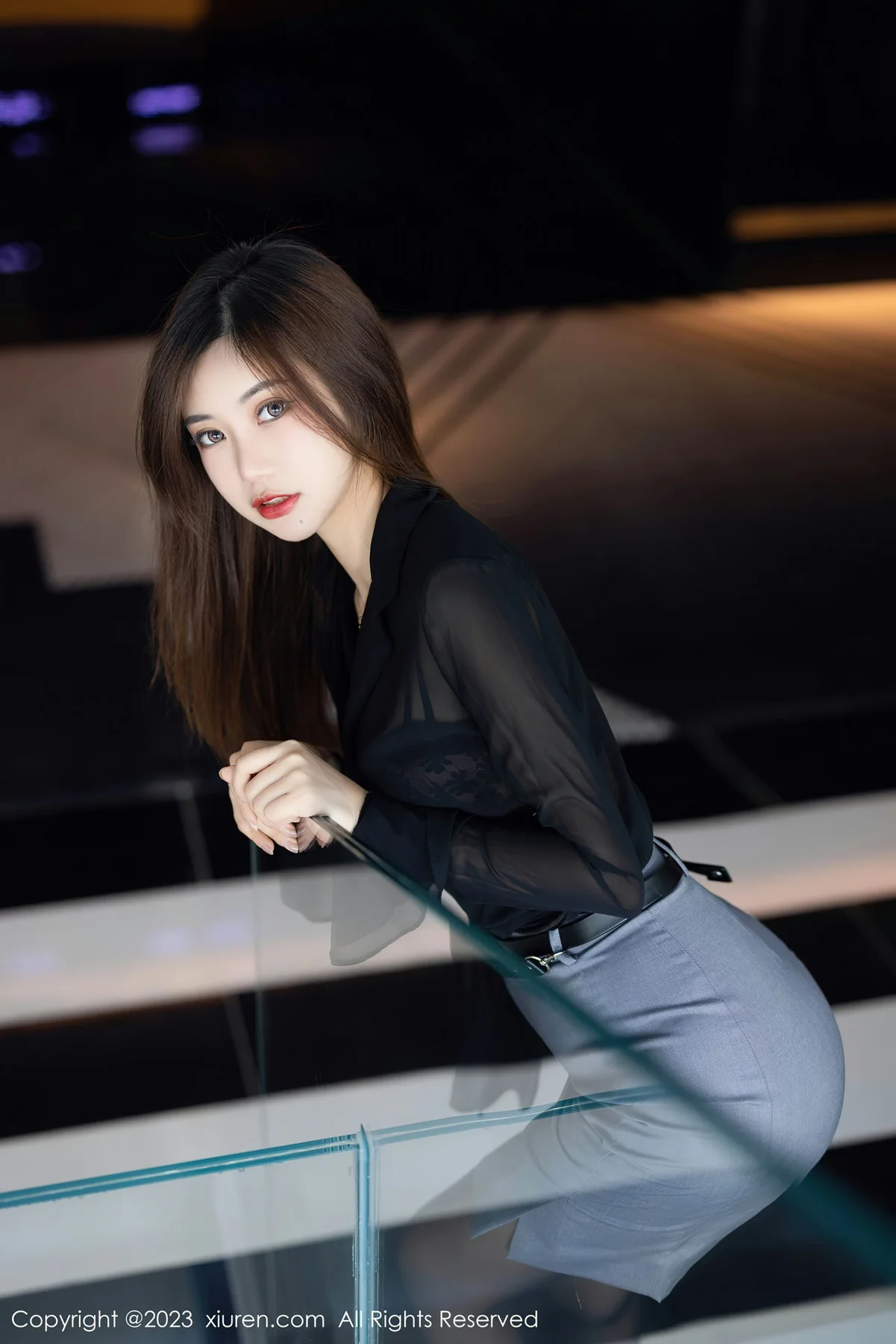 XiuRen 秀人 No.6770 绮里嘉ula 黑色蕾丝内衣性感写真11 - 5